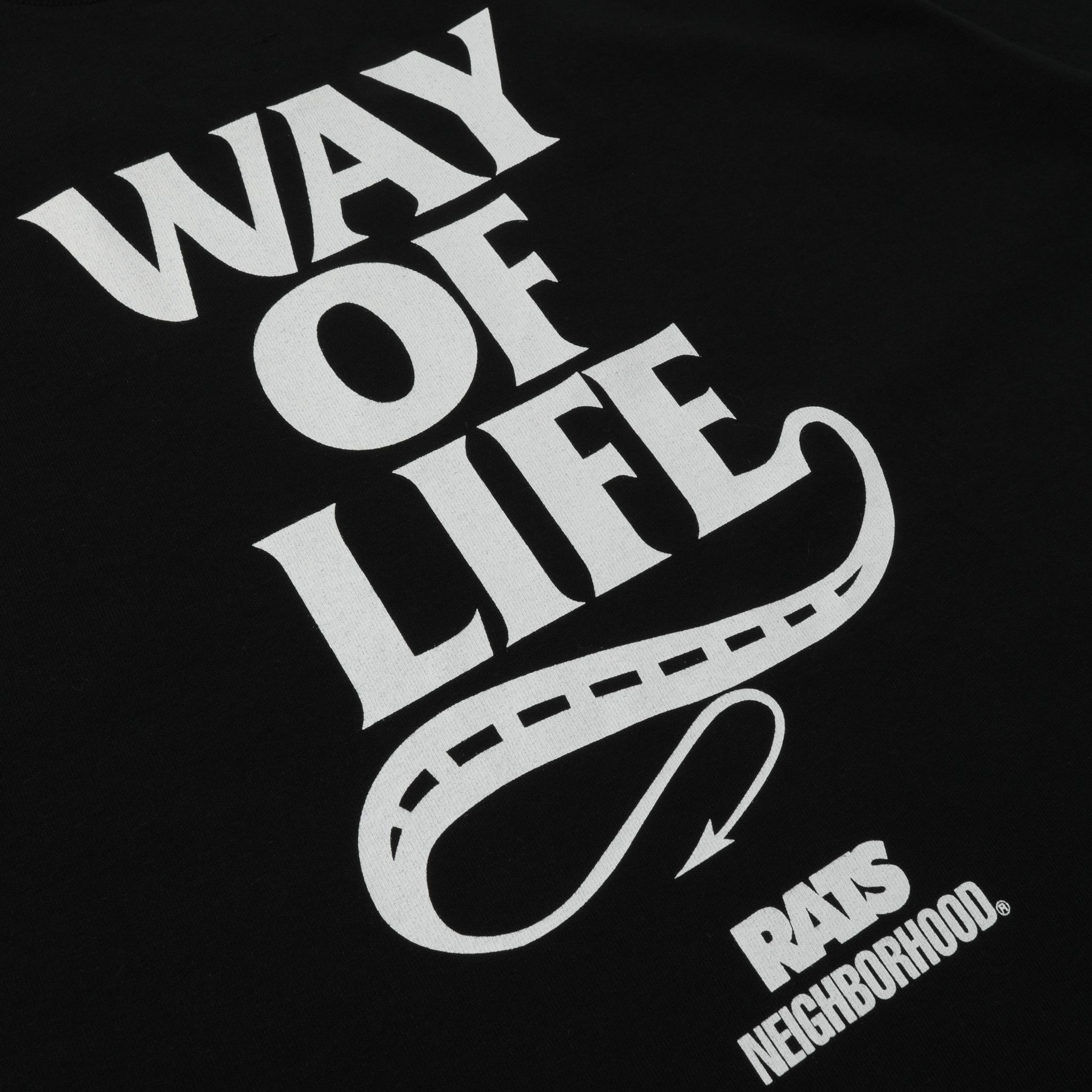 25'SPC-0105] Rats X Neighborhood Tee (Black) – The Darkside