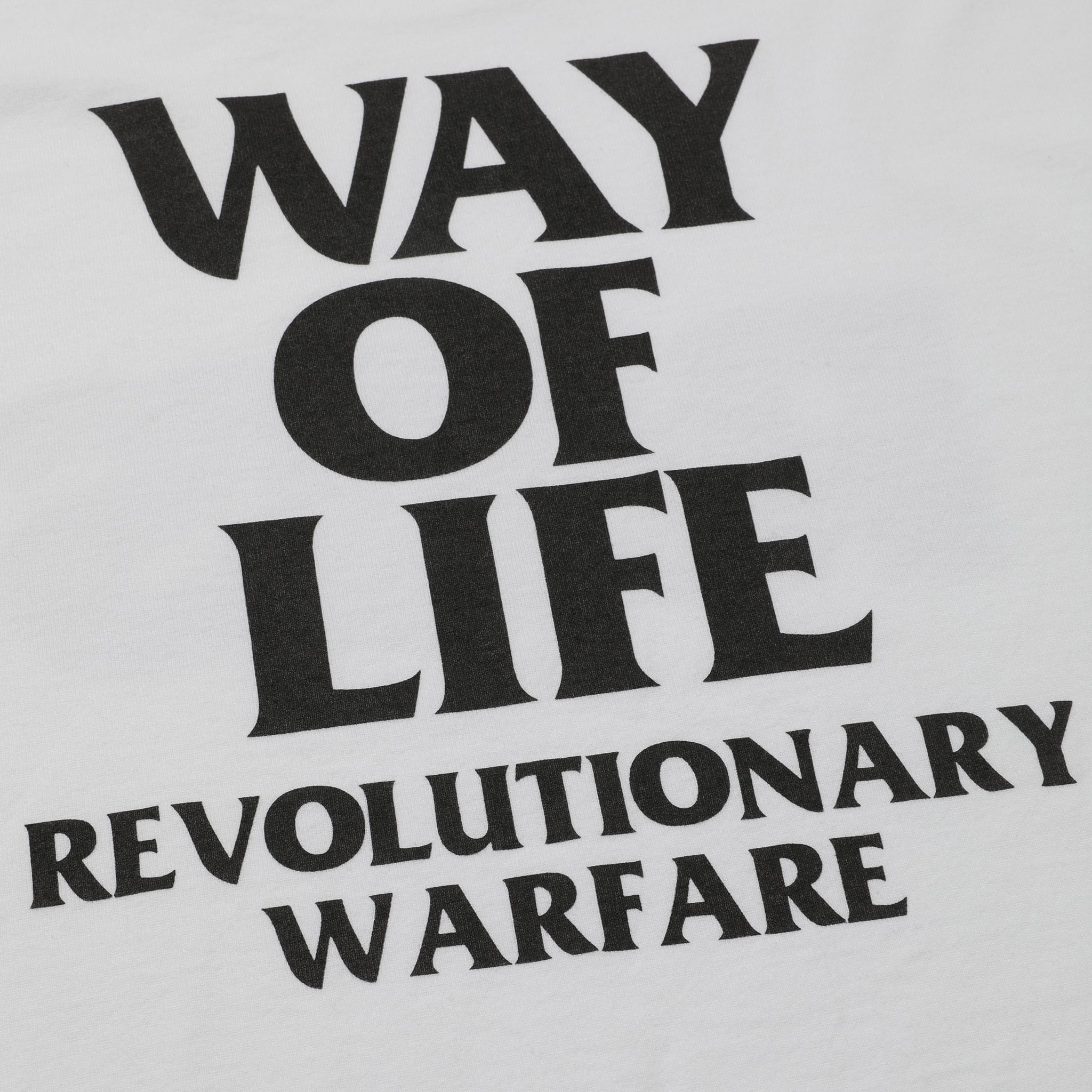 24'SPT-0801] Rats Box Logo Way of Life Tee (White) – The
