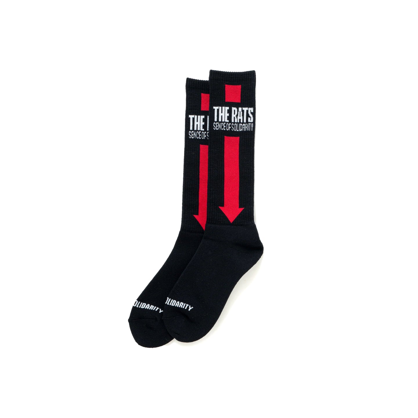 Rats High Socks Tail Black