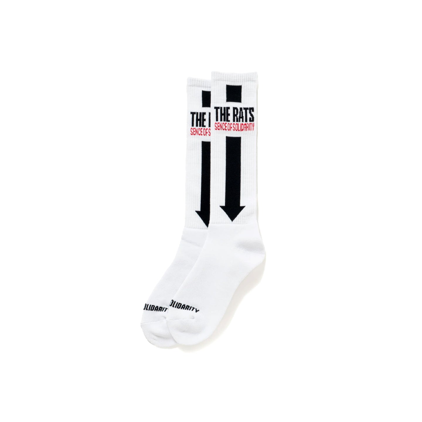 Rats High Socks Tail White