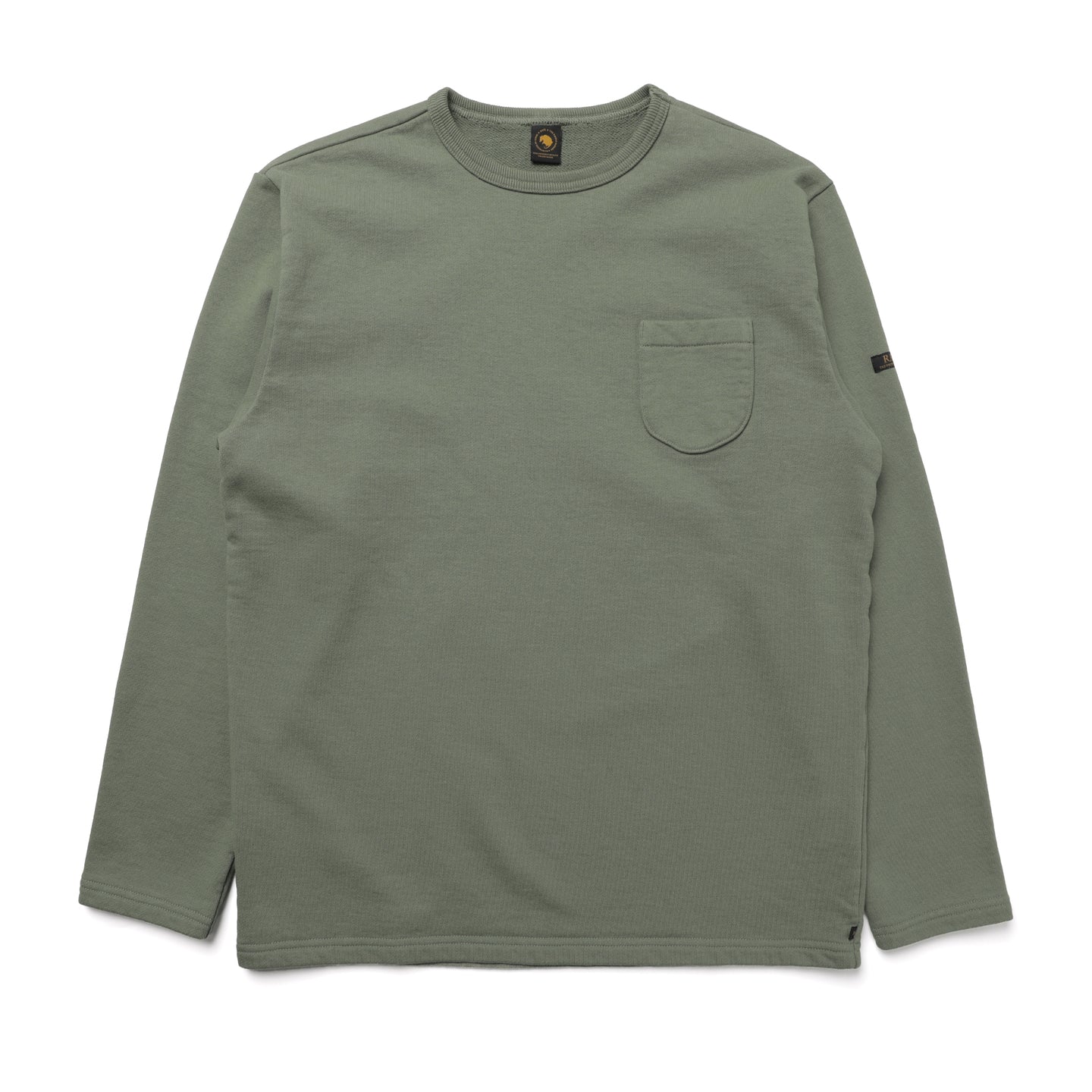 Rats Boat Neck Crewneck Sweater Green