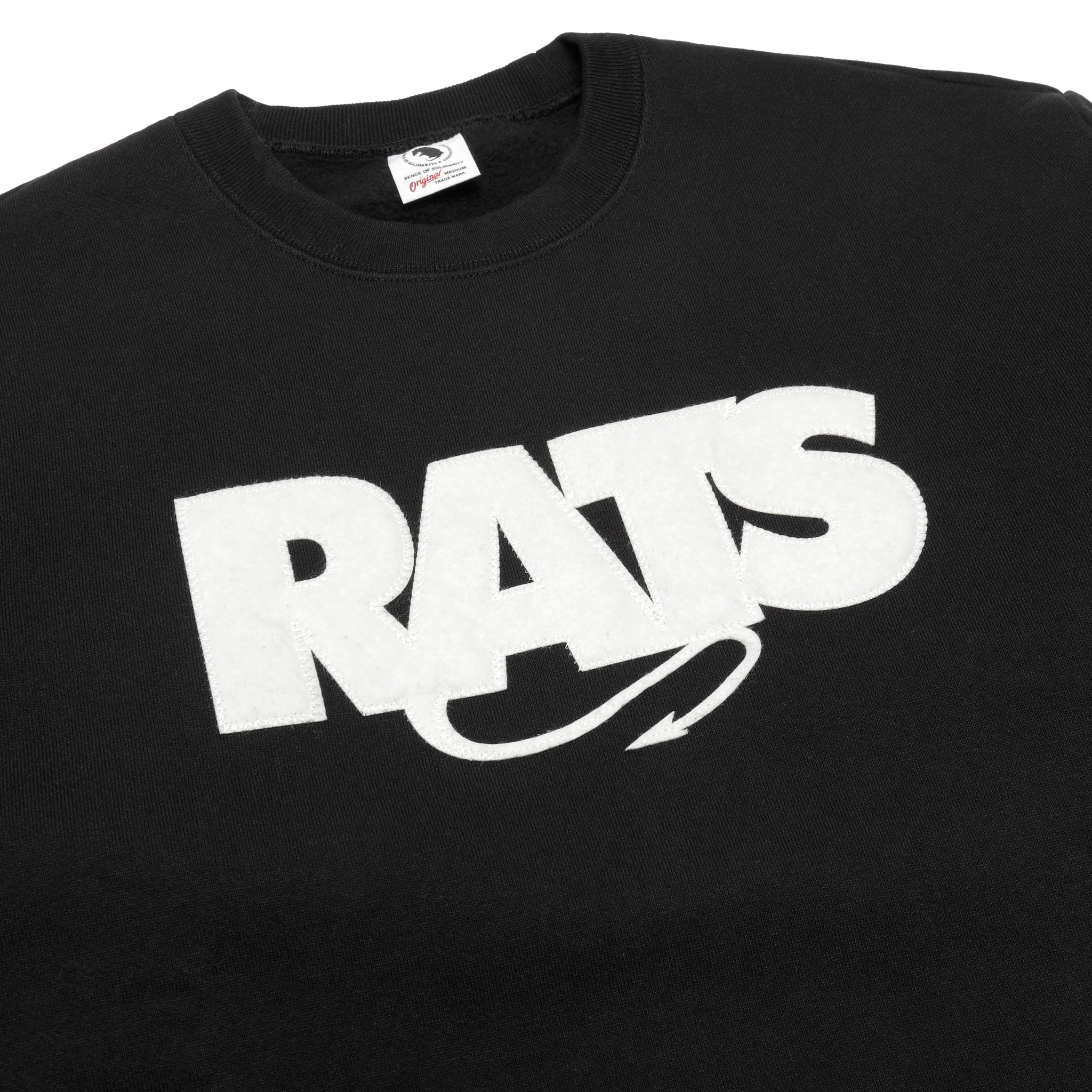 25'RTC-1001] Rats Box Logo Crewneck Sweater (Black) – The Darkside