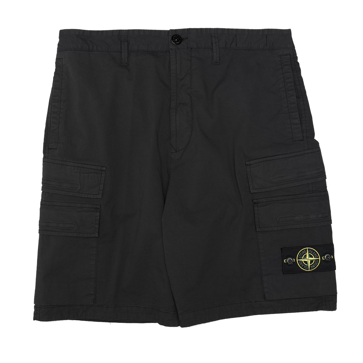 Stone Island Cargo Bermuda Shorts Black