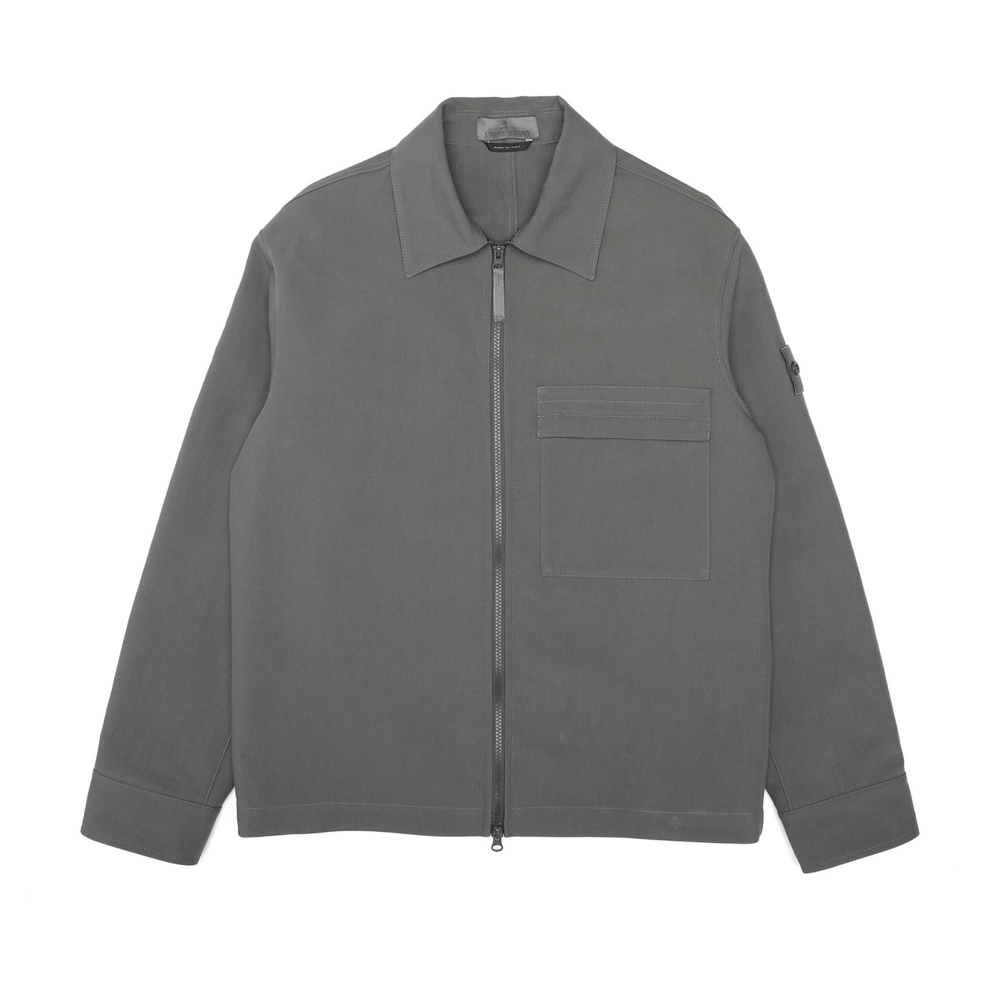 Stone Island Ghost Piece Overshirt Dark Grey