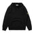 Stone Island Organic Cotton Fleece Hooded Sweatshirt Black