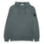 Stone Island Cotton Fleece Hooded Sweatshirt Lead
