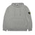 Stone Island Organic Cotton Fleece Hooded Sweatshirt Cement Gray