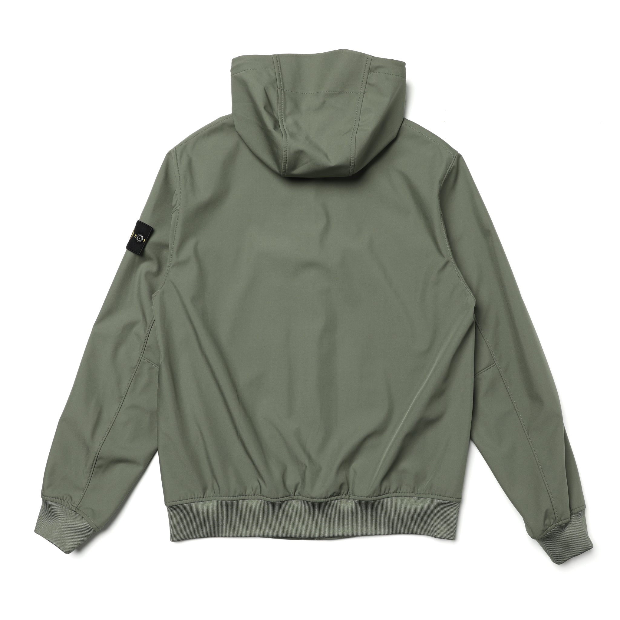 Stone Island Soft Shell R E.Dye Technology Hooded Jacket Musk