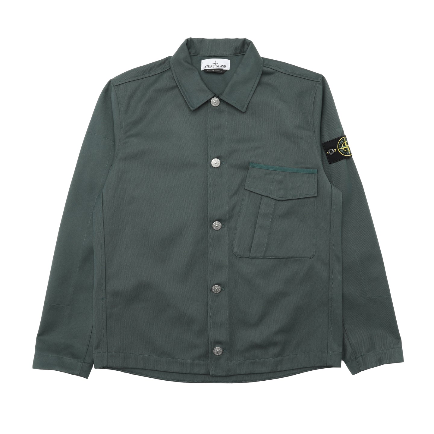 Stone Island Workwear R-Garbadine 3/1 Overshirt Bottle Green