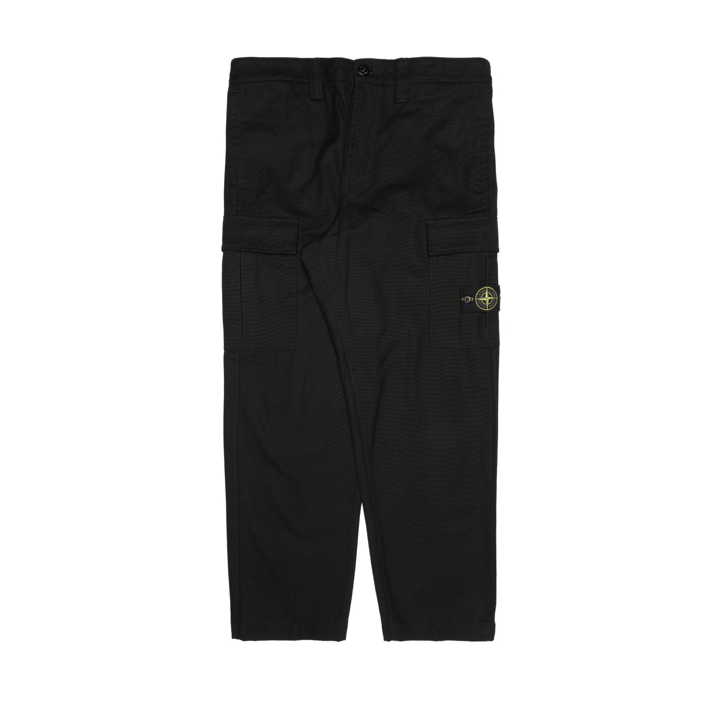 Stone Island Panama Cotton Cargo Pant Black
