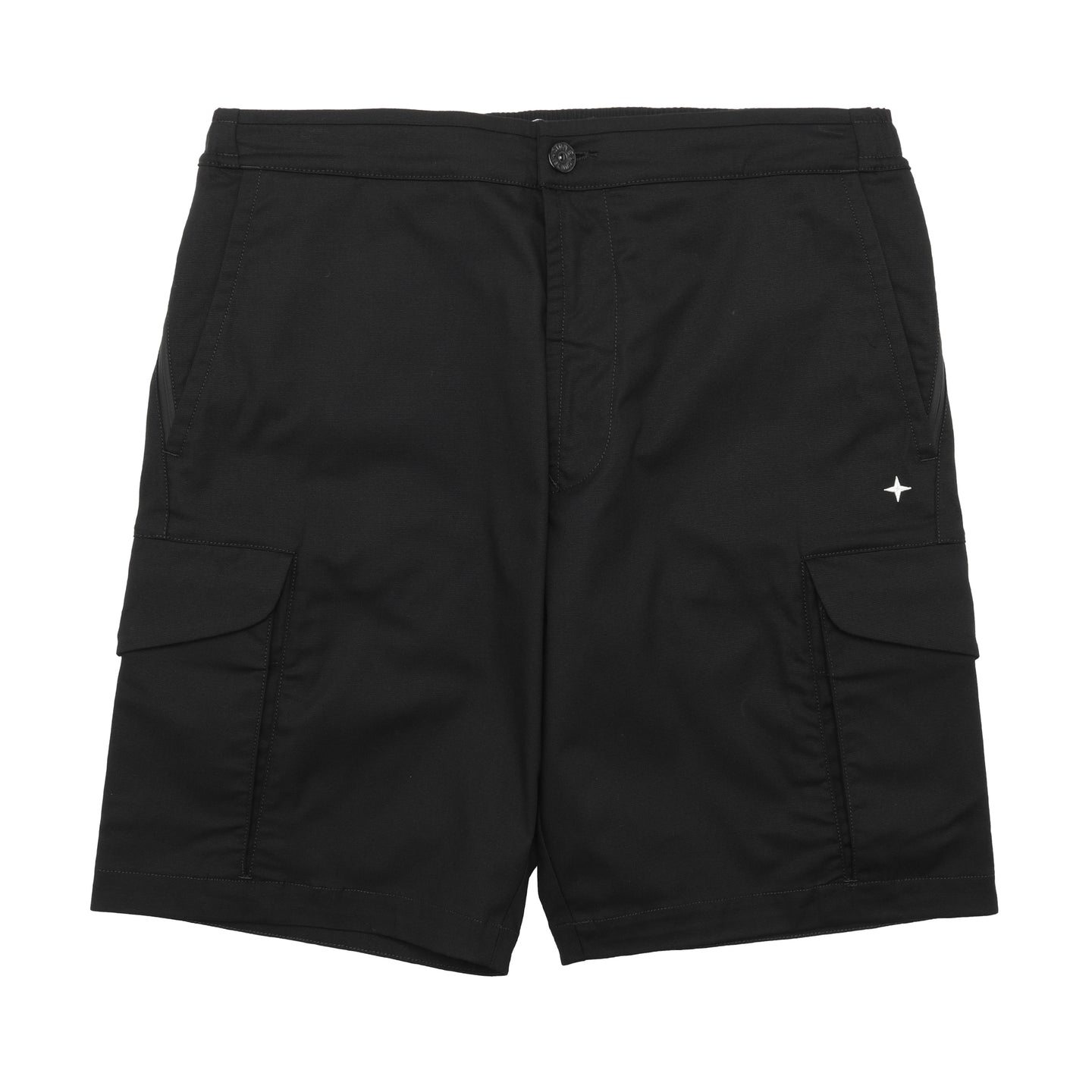 Stone Island Bermuda Cargo Shorts Black