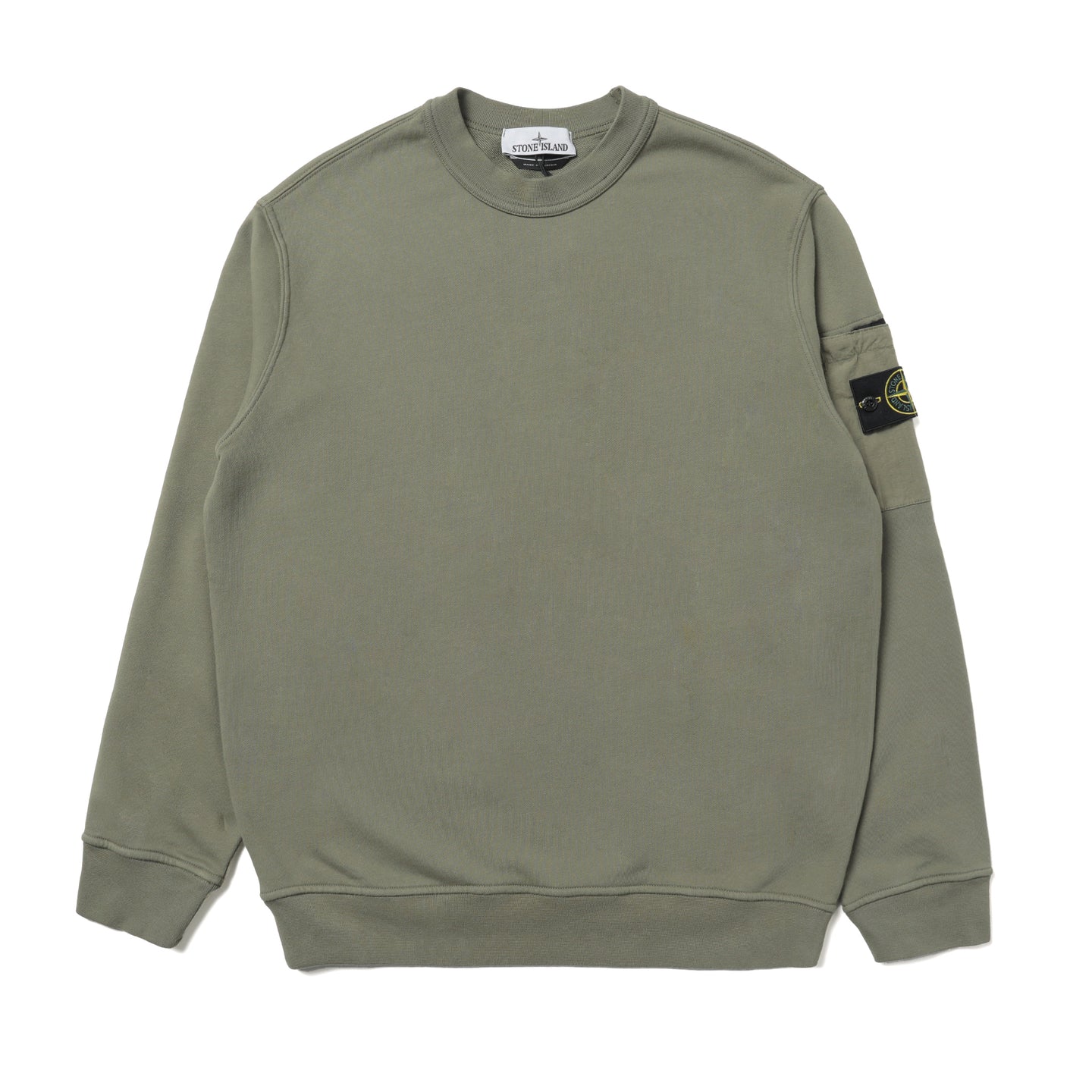 L1S156100019S0410-V005G] Stone Island Cotton Fleece Crewneck