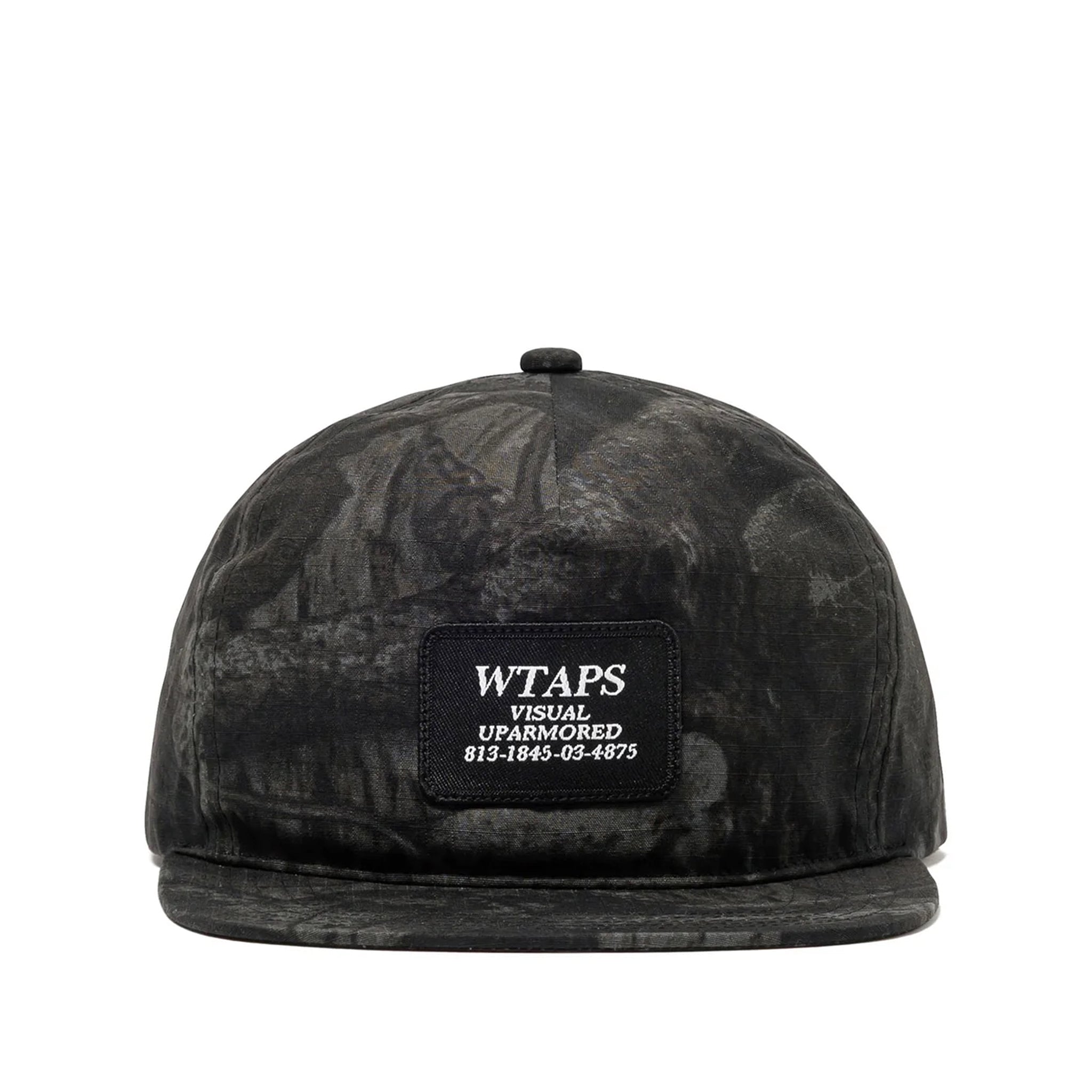 261HCDT-HT03] WTAPS Militia 02 Cap Cotton Ripstop Textile (Black