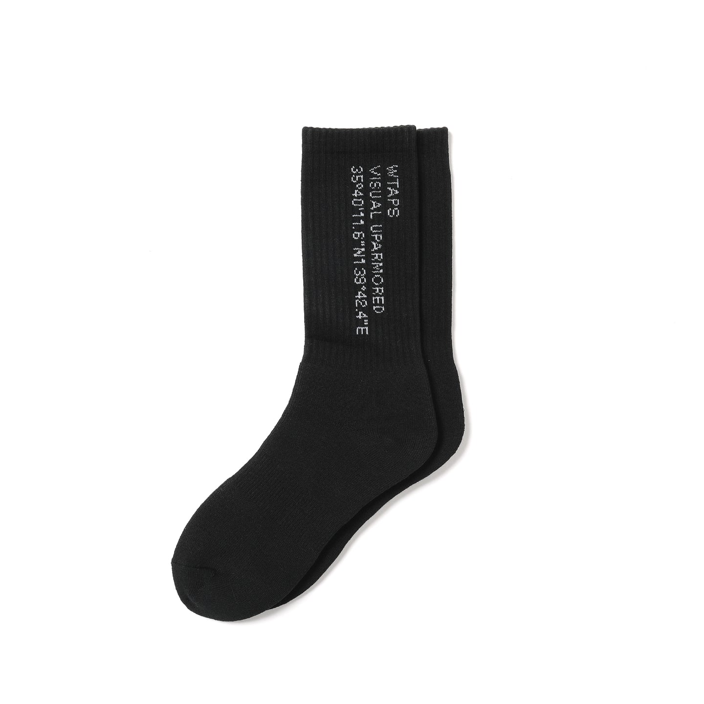 261WIDT-UWM01] WTAPS Sox (Black) – The Darkside Initiative