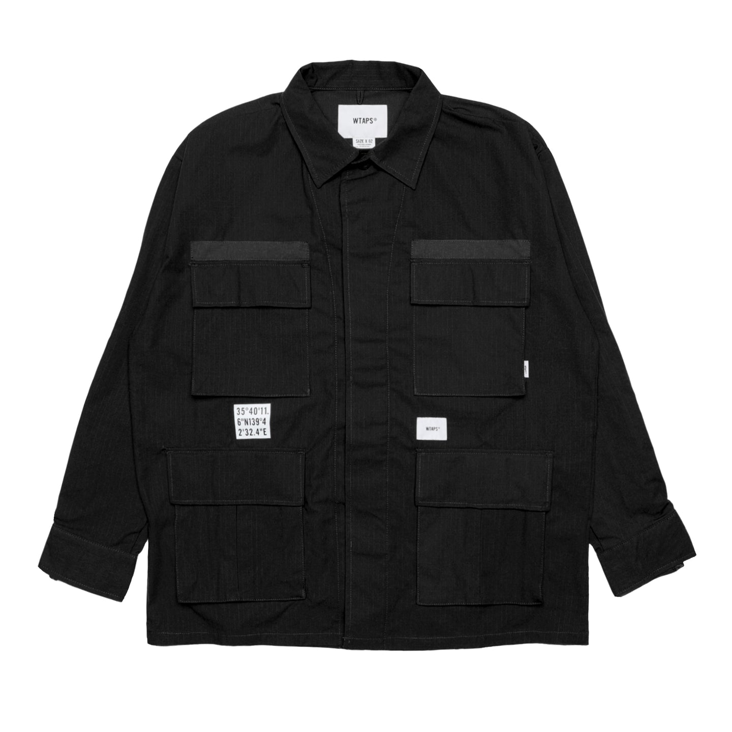 WTAPS JMOD 01 L/S Shirt Black