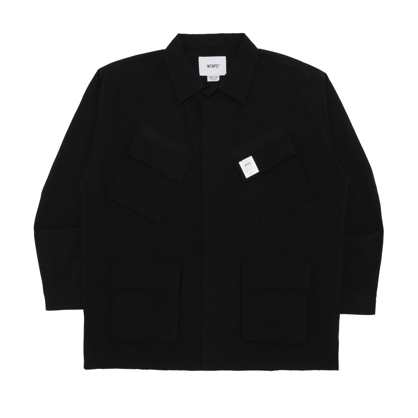 WTAPS Jungle 02 L/S Shirt Black