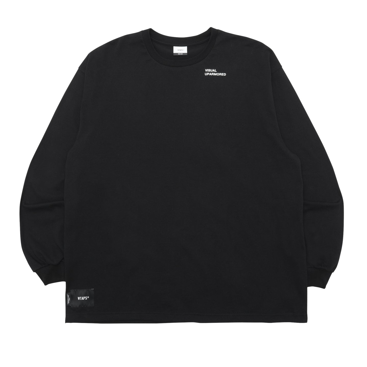 WTAPS Visual Uparmored L/S T-Shirt Black