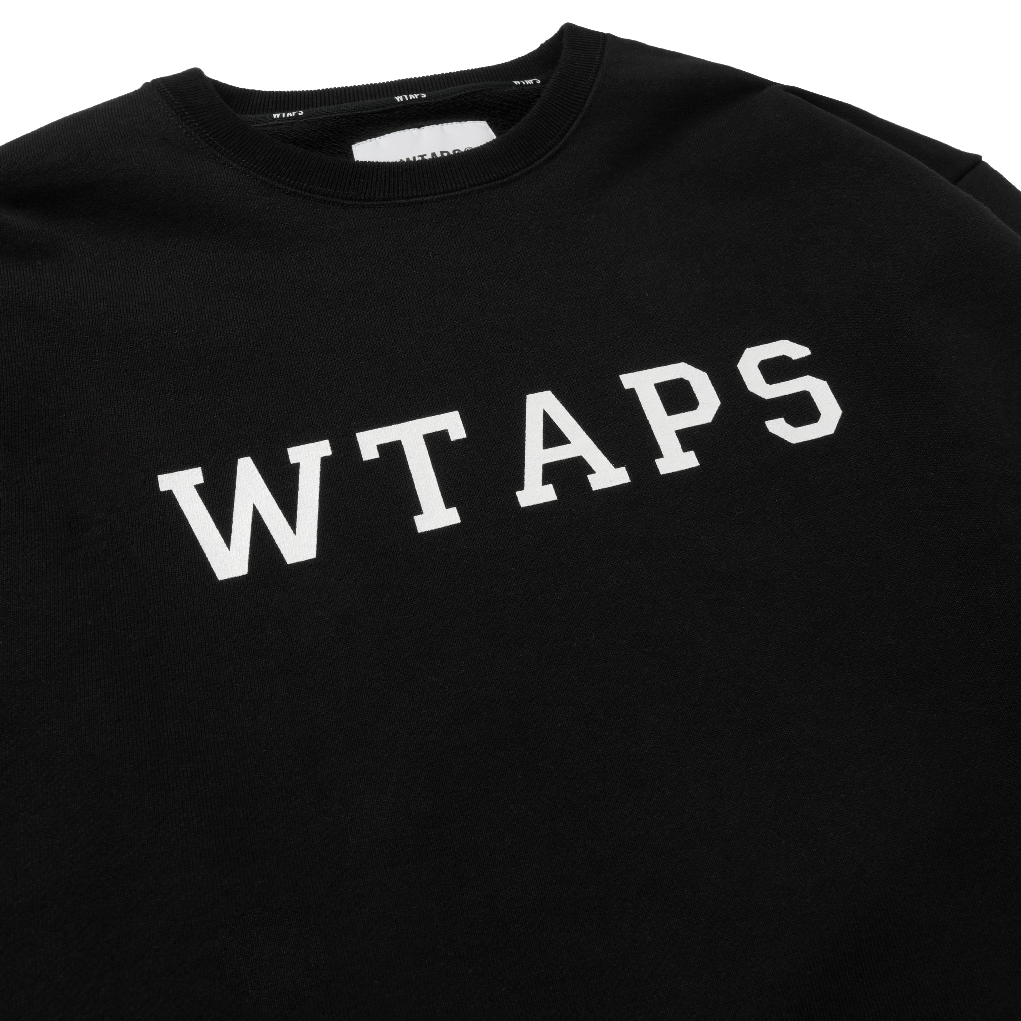 251ATDT-CSM03] WTAPS Academy Crewneck Sweater (Black) – The