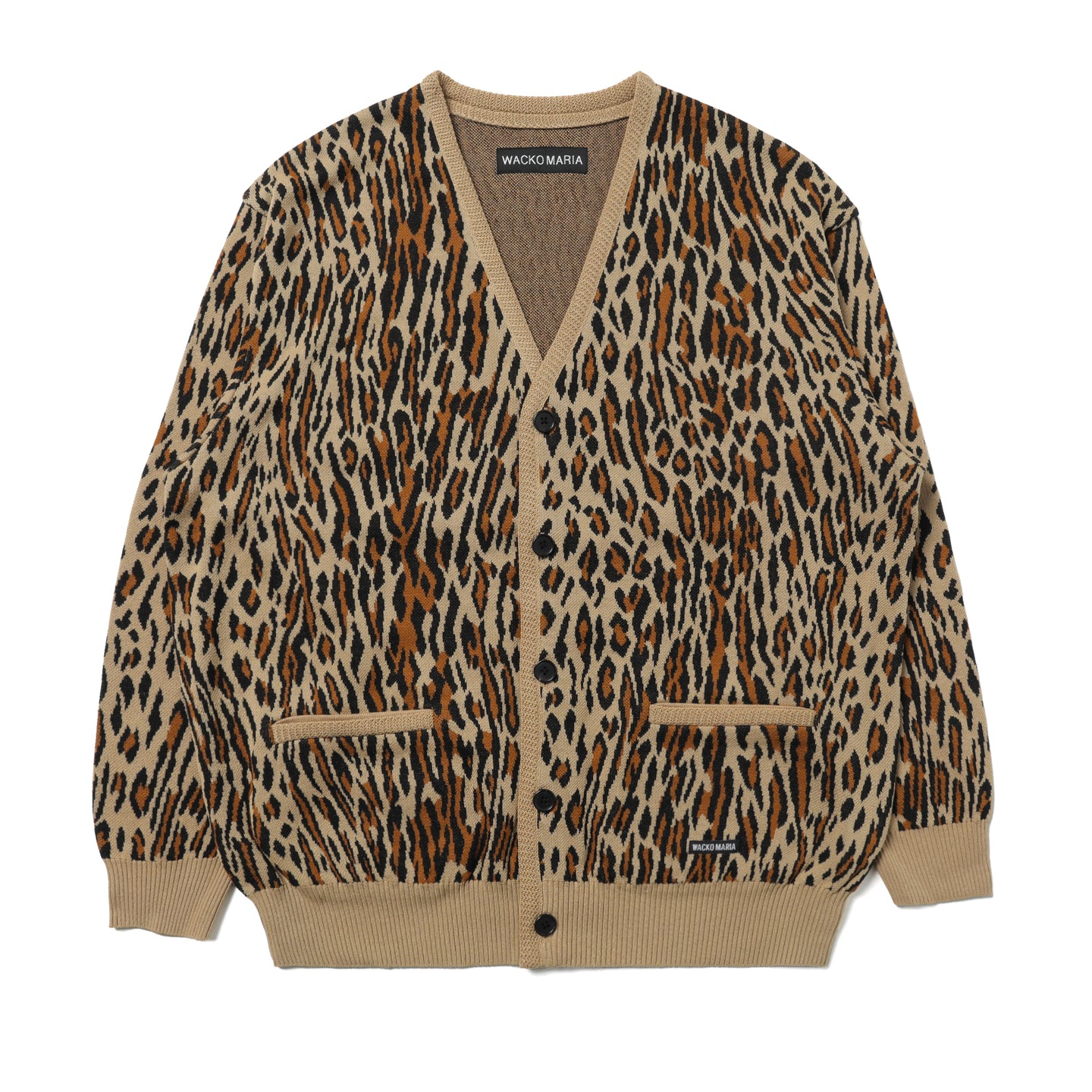 WACKO MARIA ワコマリア LEOPARD MOHAIRCARDIGAN MOHAIR LEOPARD WACKO