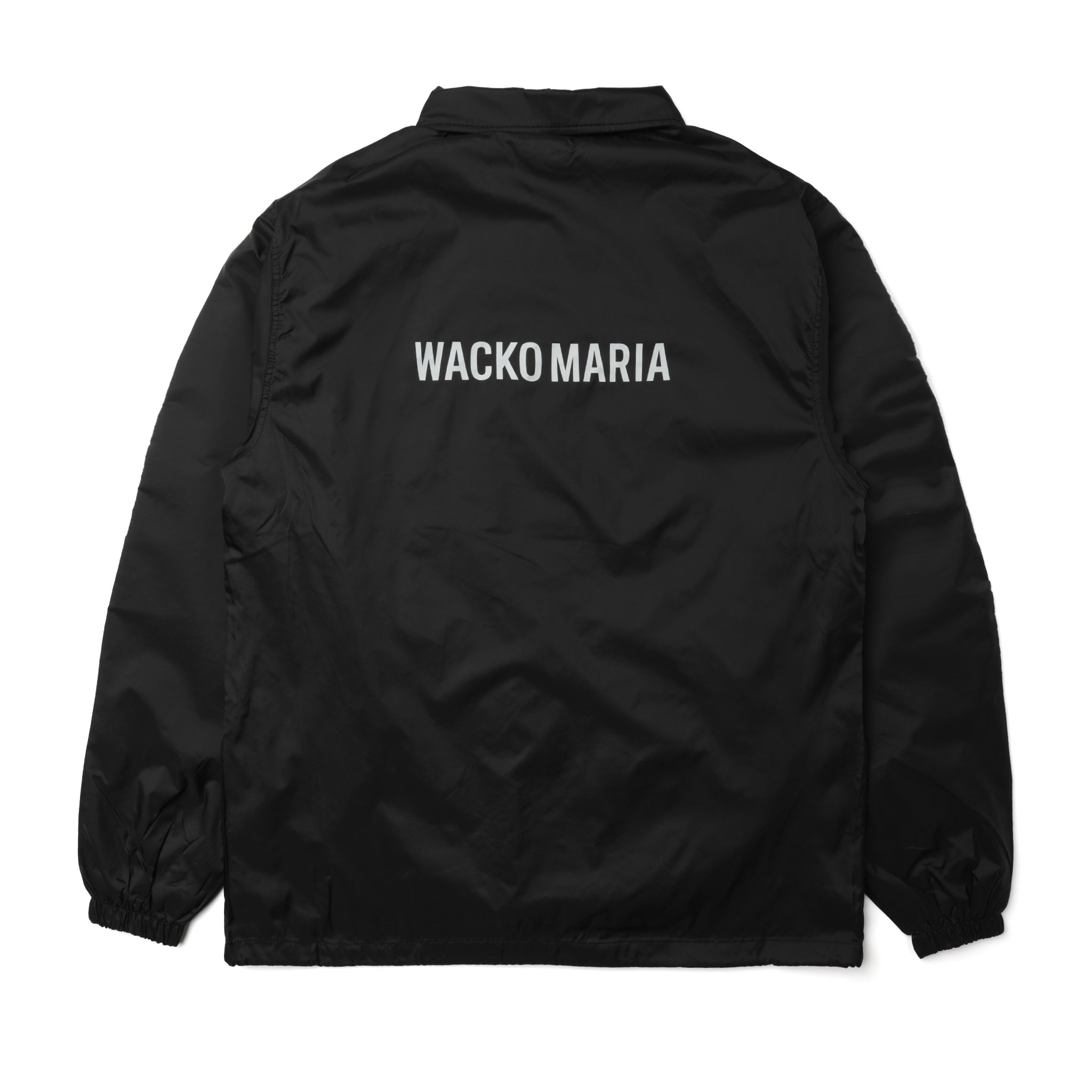 25SSE-WMO-BL05] Wacko Maria Nylon Coach Jacket (Black) – The