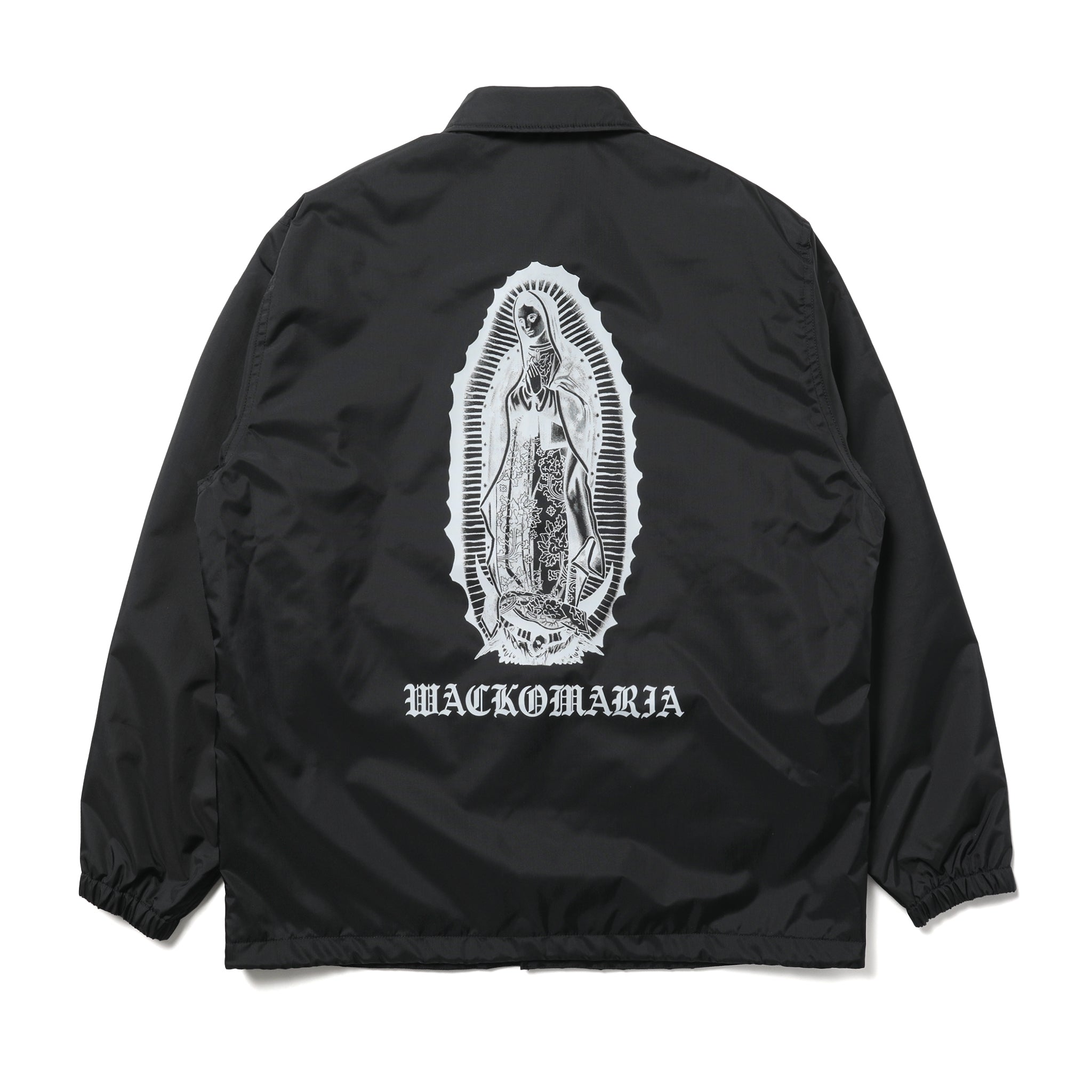 26SSE-WMO-BL05] Wacko Maria Coach Jacket Type-1 (Black) – The