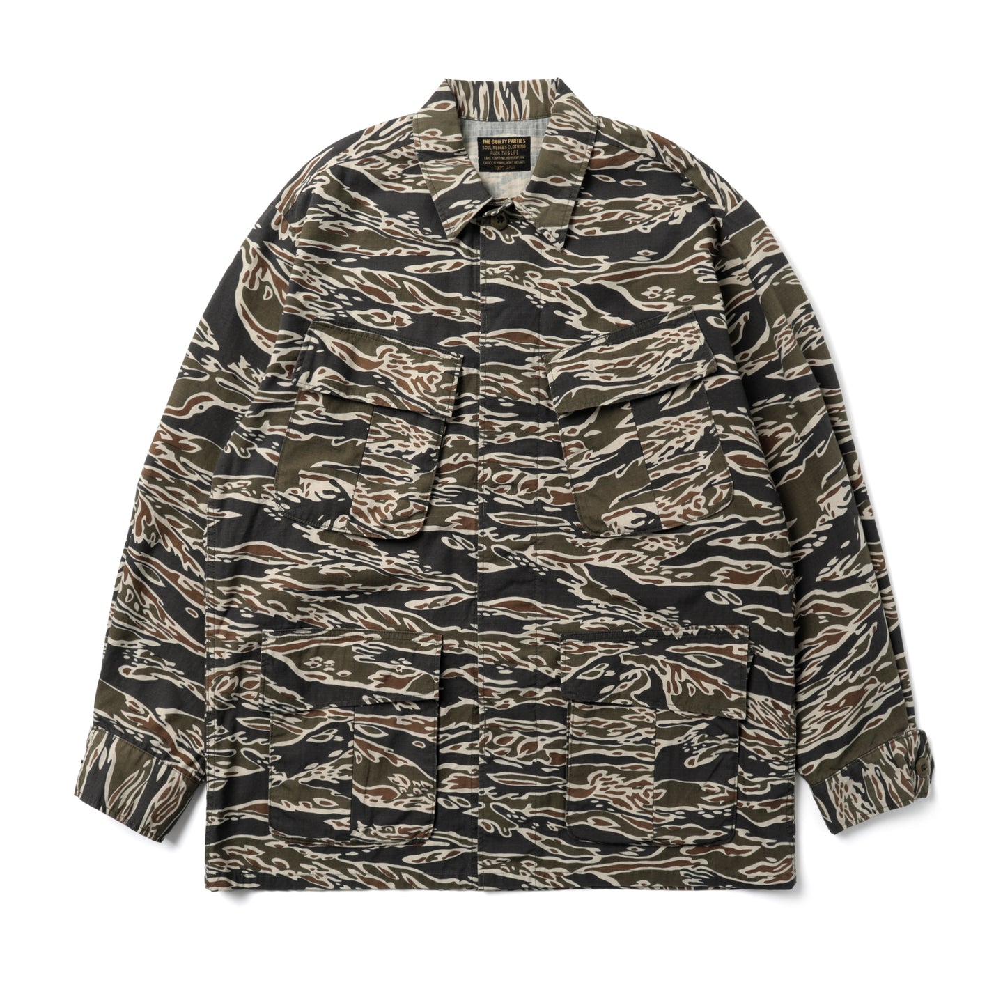 Wacko Maria Men's Type-2 Fatigue Jacket in Khaki Wacko Maria