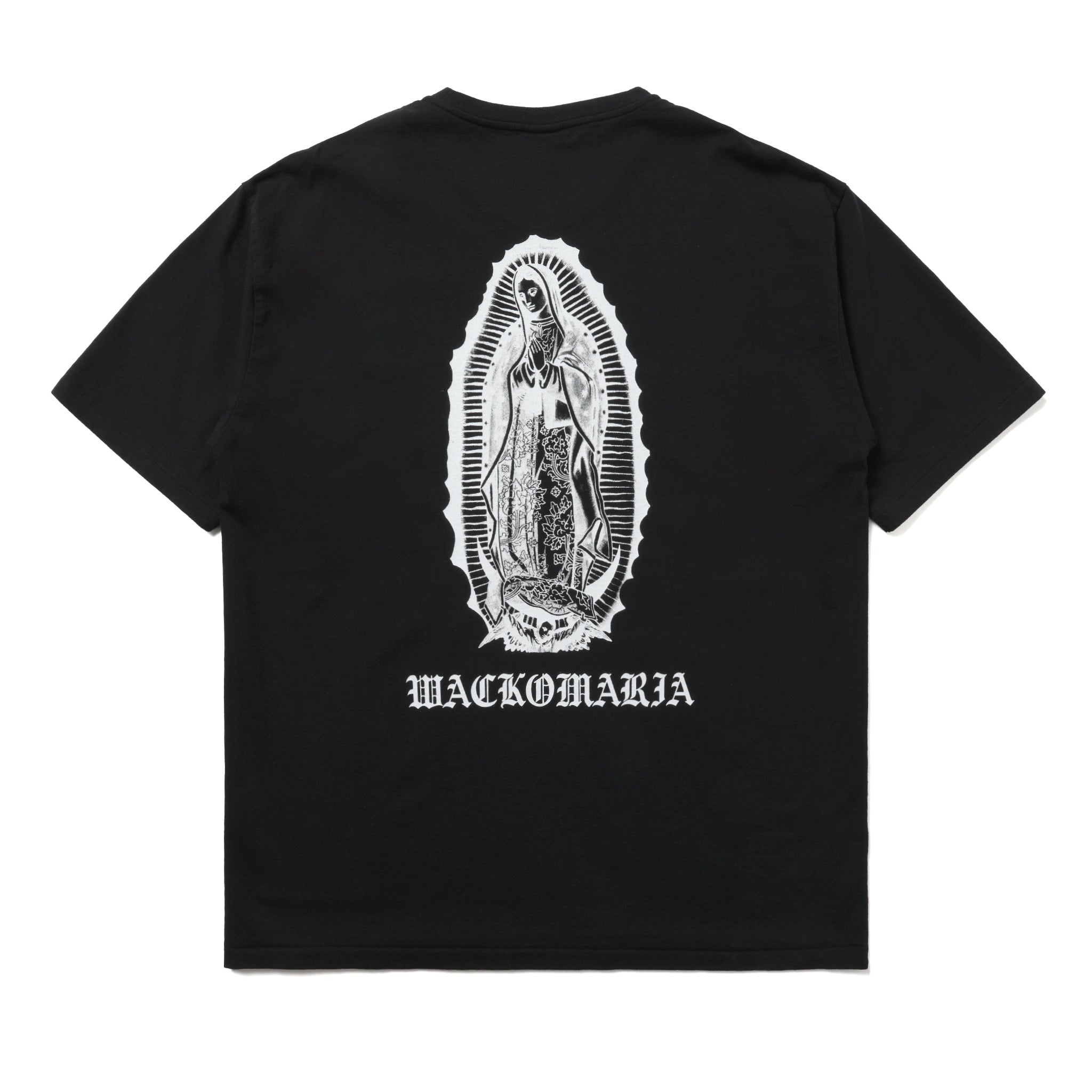 トップス WACKO MARIA WASHED HEAVY WEIGHT T-SHIRT 26SSE-WMT-WT01] Wacko Maria Washed Heavy Weight Crew Neck T-Shirt