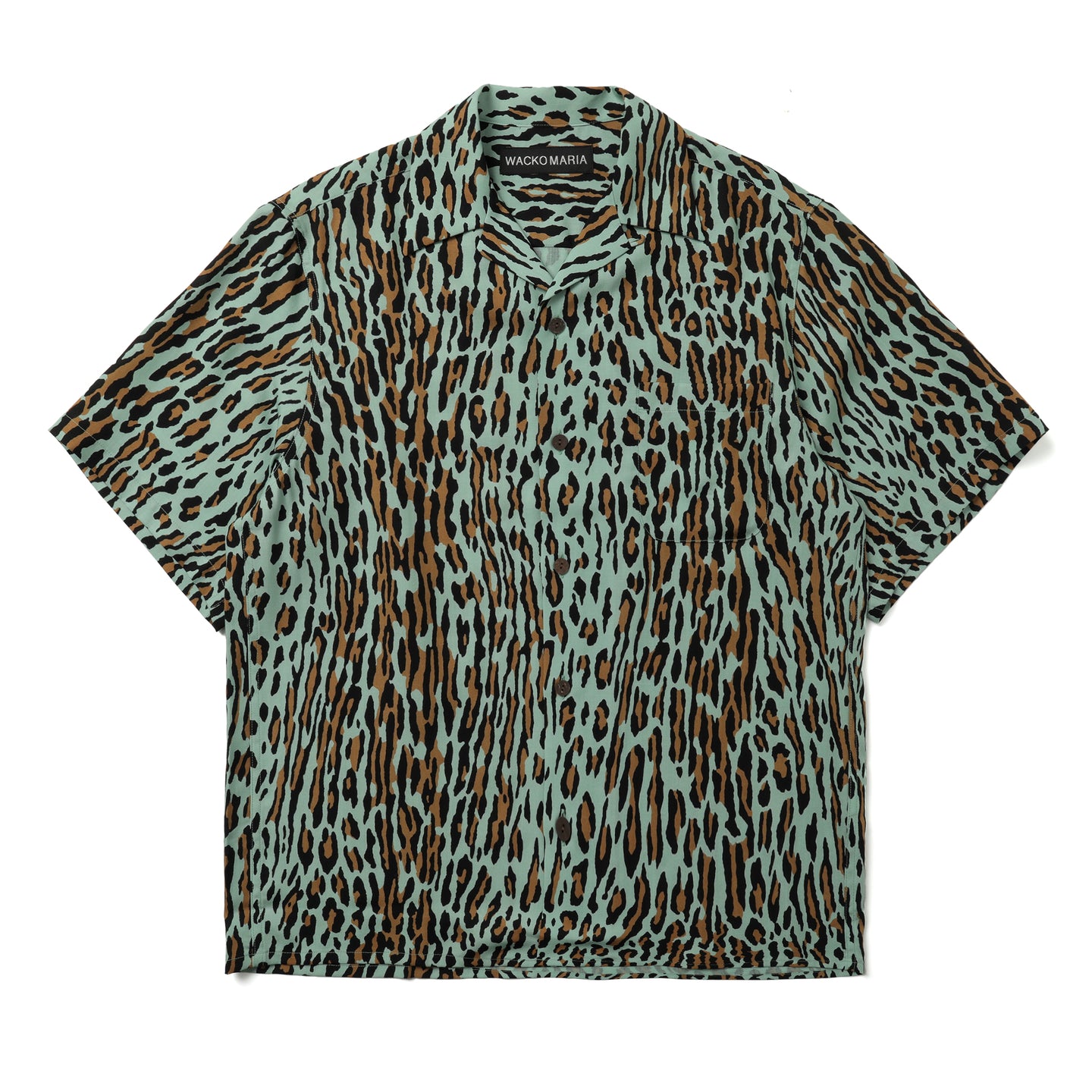 Wacko Maria S/S Hawaiian Shirt Type-6 Green