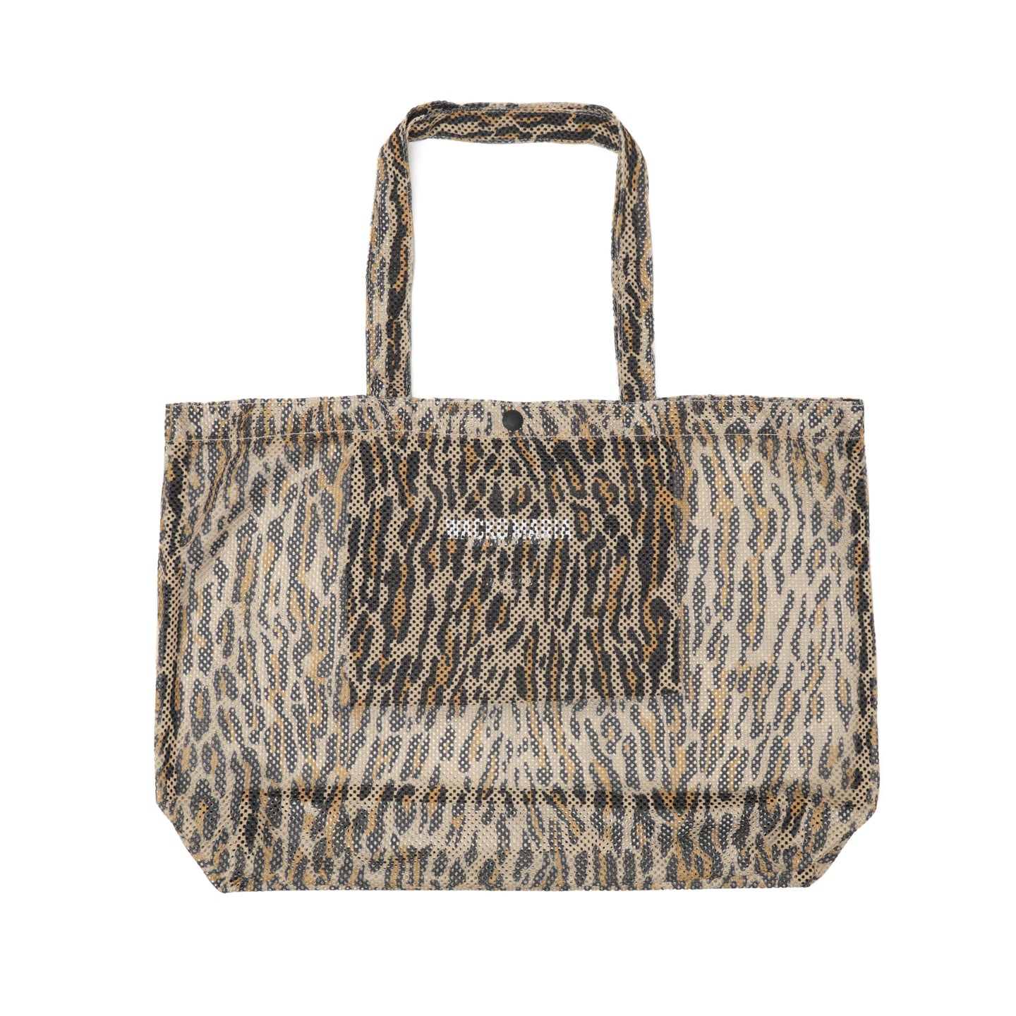 Wacko Maria Speak Easy Leopard Tote Bag Beige