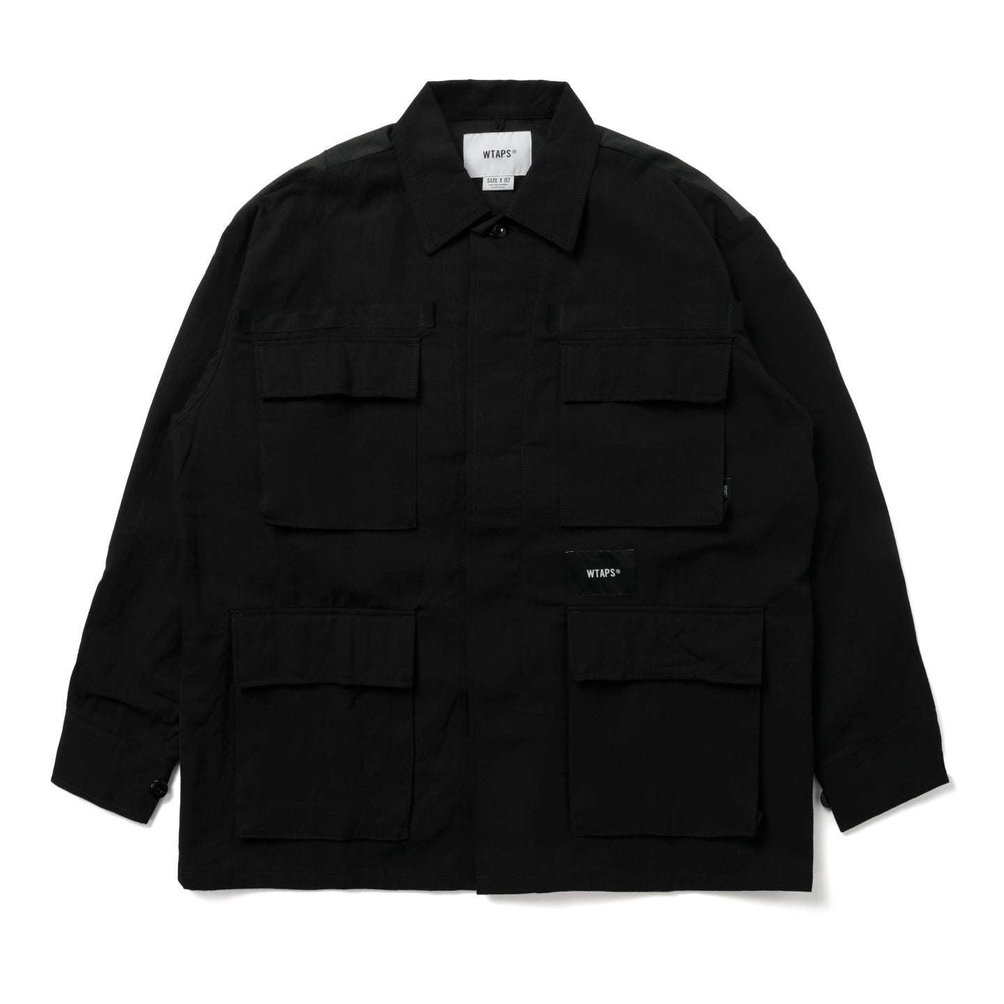 WTAPS Veiny LS Shirt Black