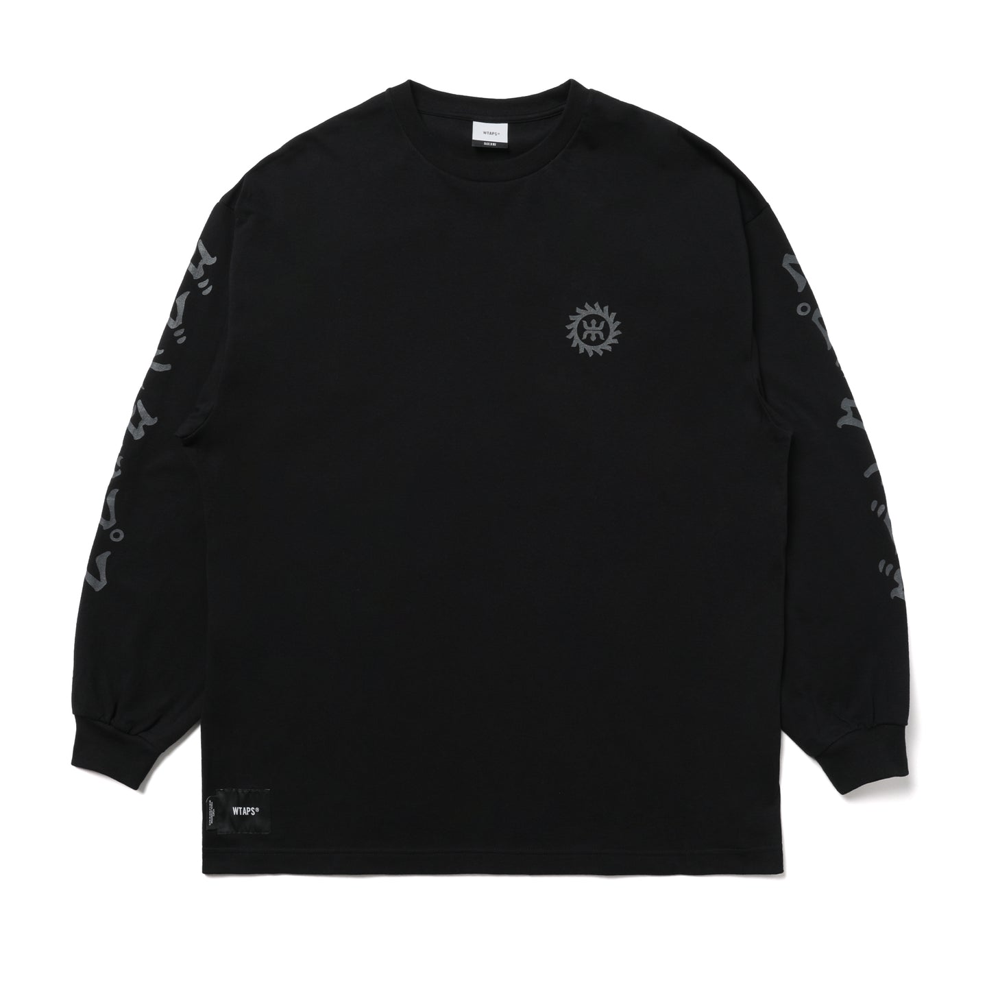 【王道モデル】 WTAPS カレッジロゴ ロンT 黒 X03 XL相当 ZORN 252ATDT-LTM03S] WTAPS Mon L/S Shirt (Black) – The Darkside Initiative