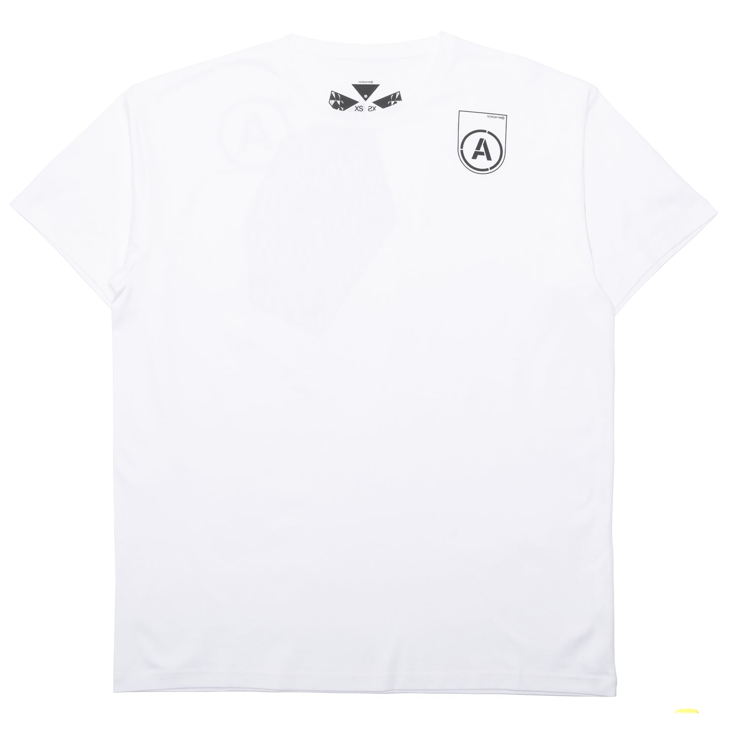 Acronym S24-PR-B 100% Cotton Mercerized Short Sleeve T-Shirt White