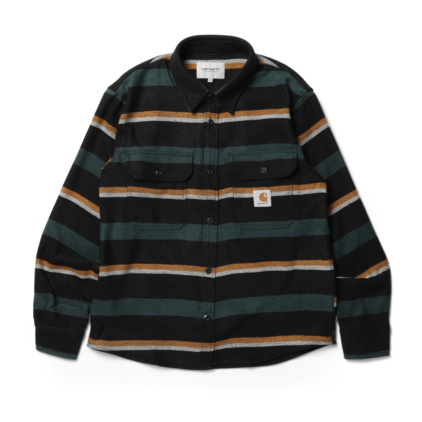 Carhartt WIP Bowman Stripe L/S Shirt Juniper