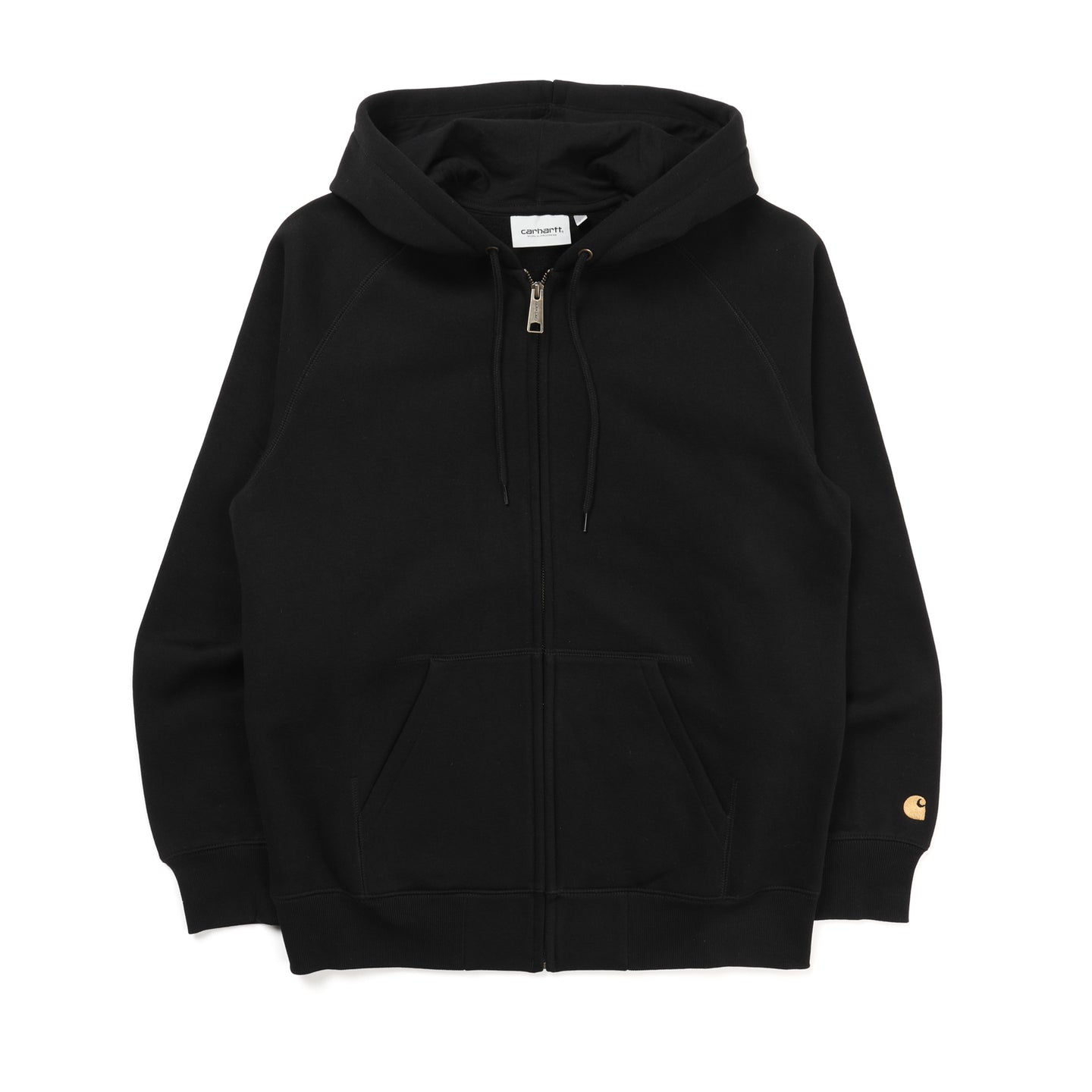 Carhartt WIP Zip Hooded Chase Jacket Black