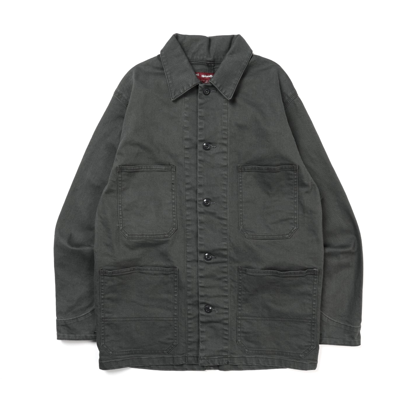 Hide and Seek Coverall Jacket Charcoal Grey