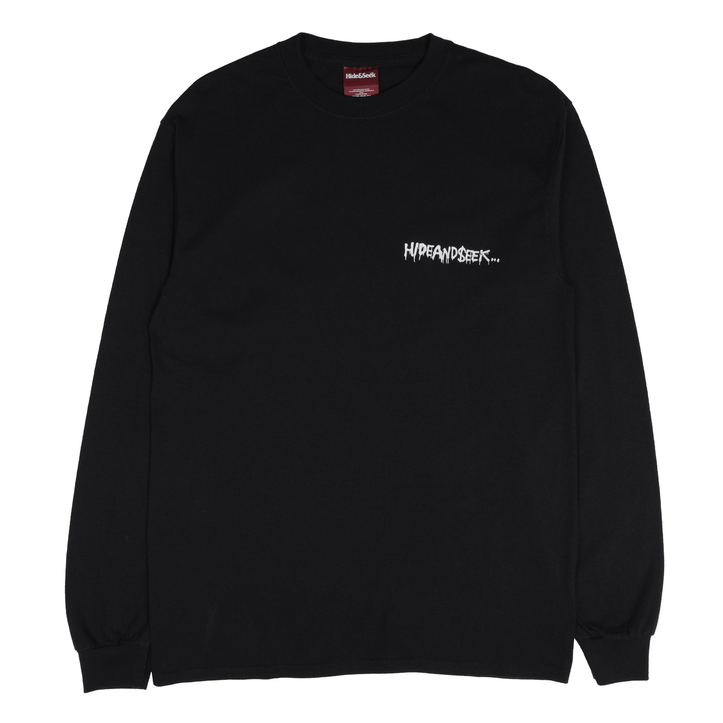 Hide and Seek Strong Never Dies L/S T-Shirt Black