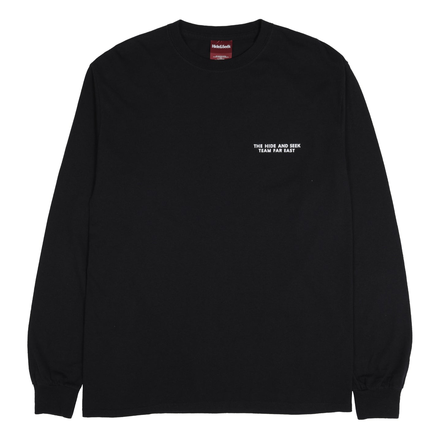 Hide and Seek The H&S Logo L/S T-Shirt Black