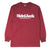 Hide and Seek Logo L/S T-Shirt Burgundy