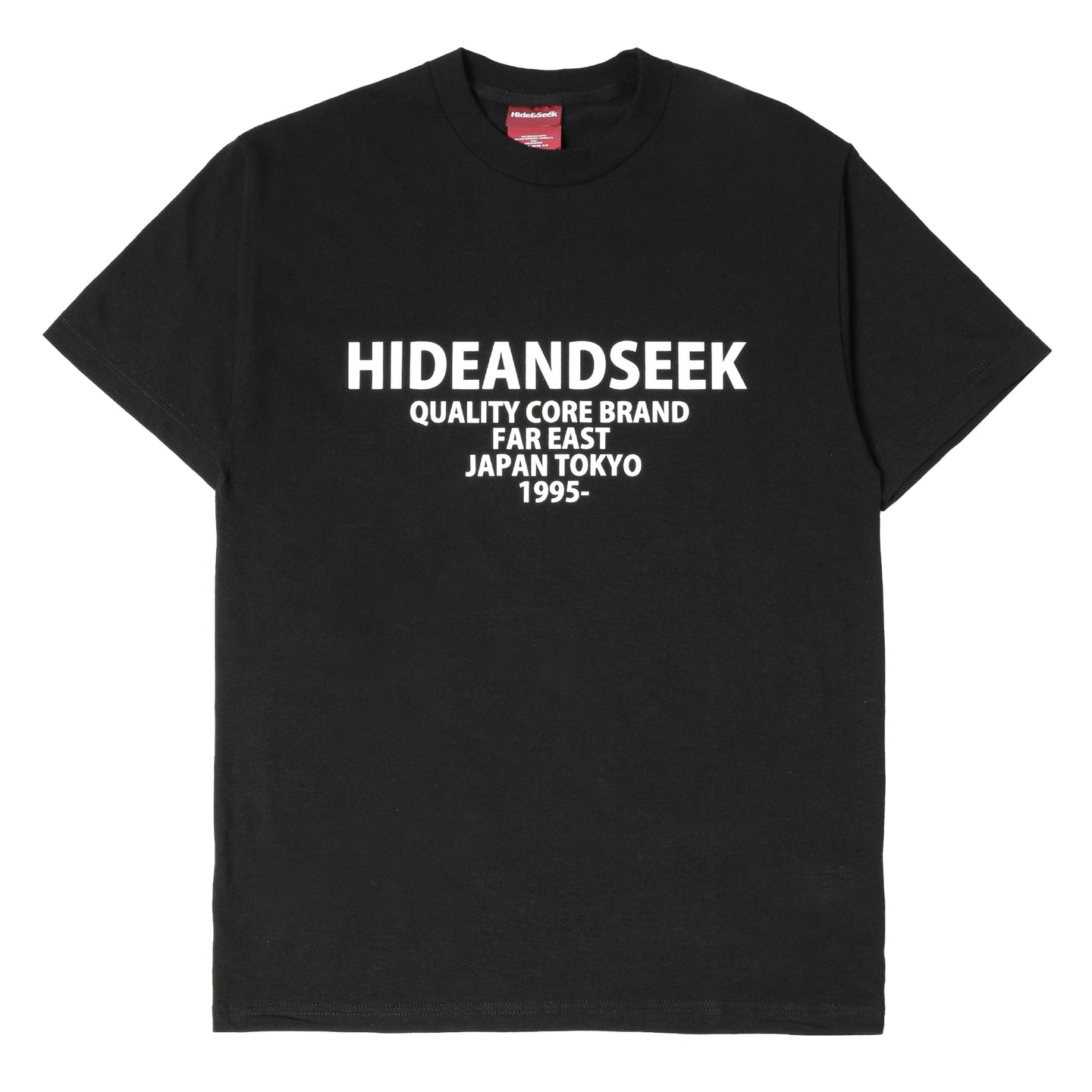 Hide and Seek Logo S/S T-Shirt Black