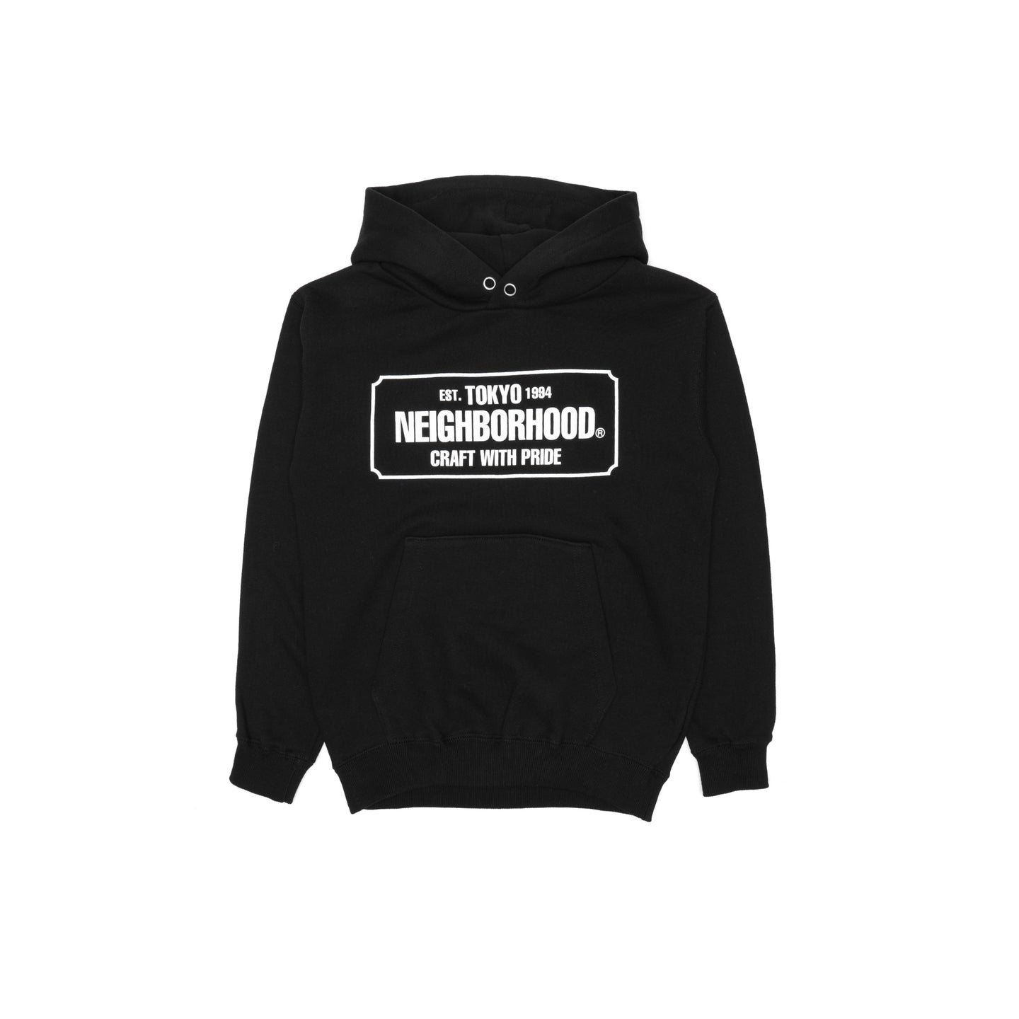 Neighborhood One Third OT Sweatparka-1 Hooded Sweatshirt Black