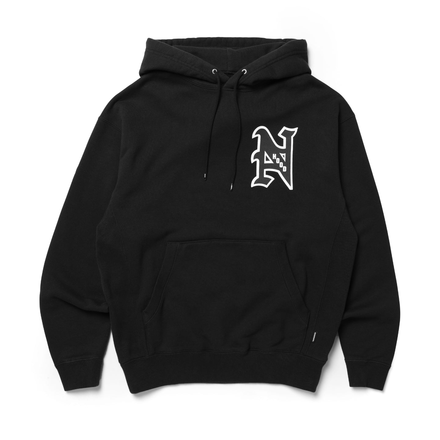 Neighborhood College-S Hooded Sweatshirt Black