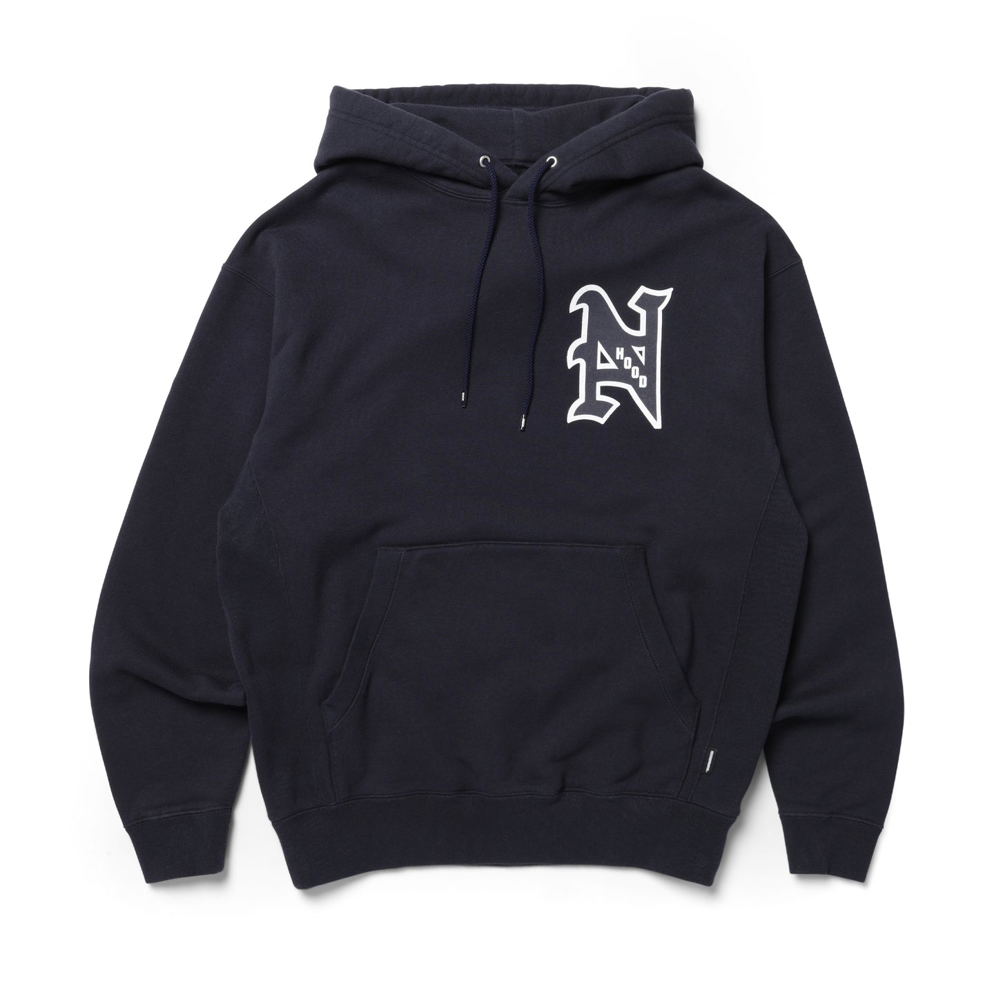 Neighborhood College-S Hooded Sweatshirt Navy