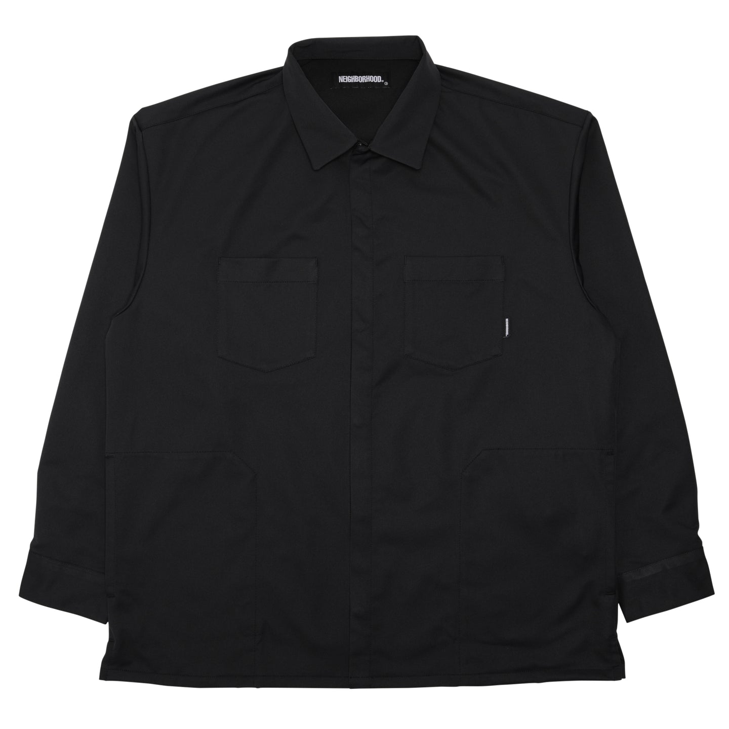 Neighborhood Plain L/S Shirt Black
