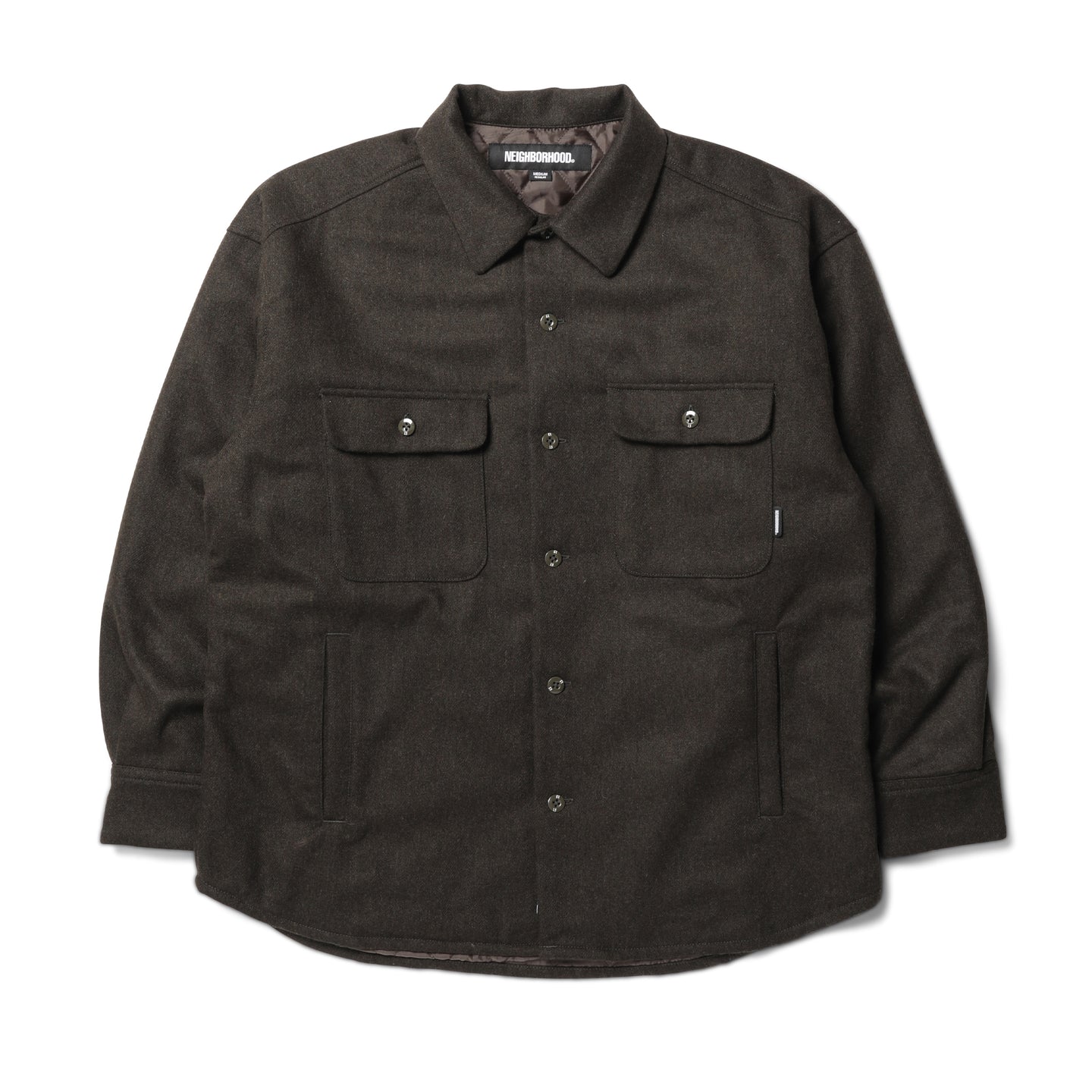 Neighborhood Flano SH L/S Shirt Olive Drab