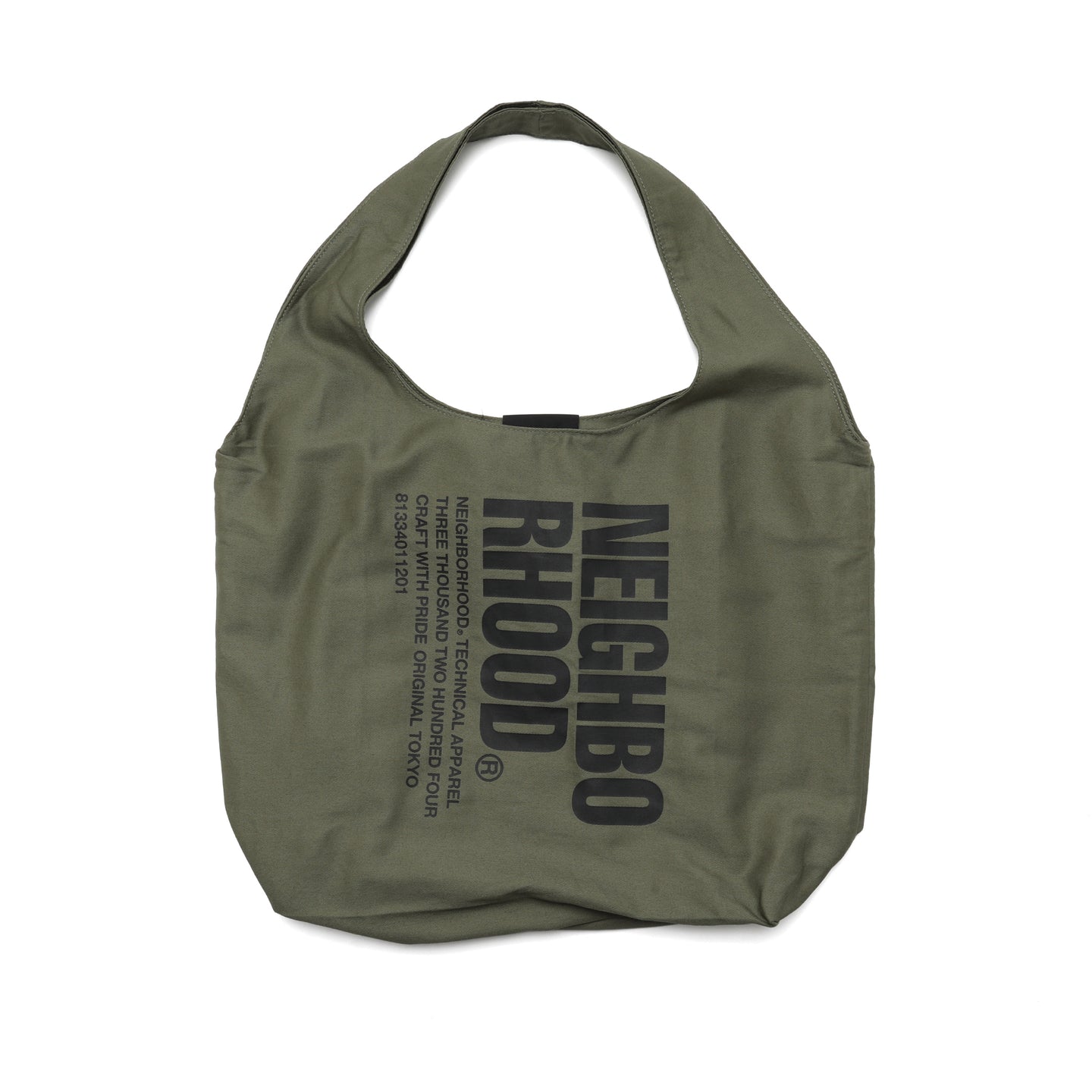 NEIGHBORHOOD CANVAS TOTE BAG OLIVE-