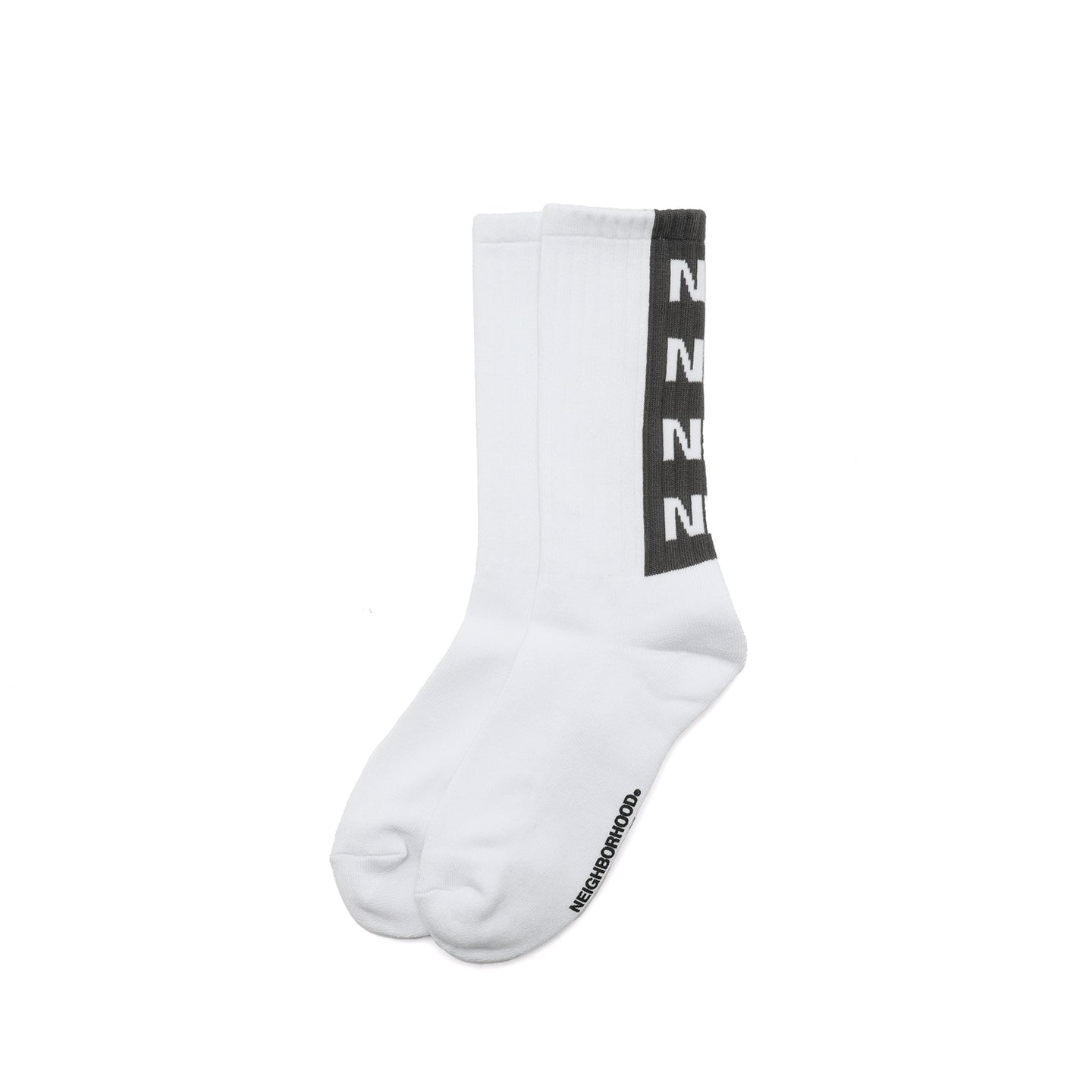 Neighborhood NH Logo Socks White