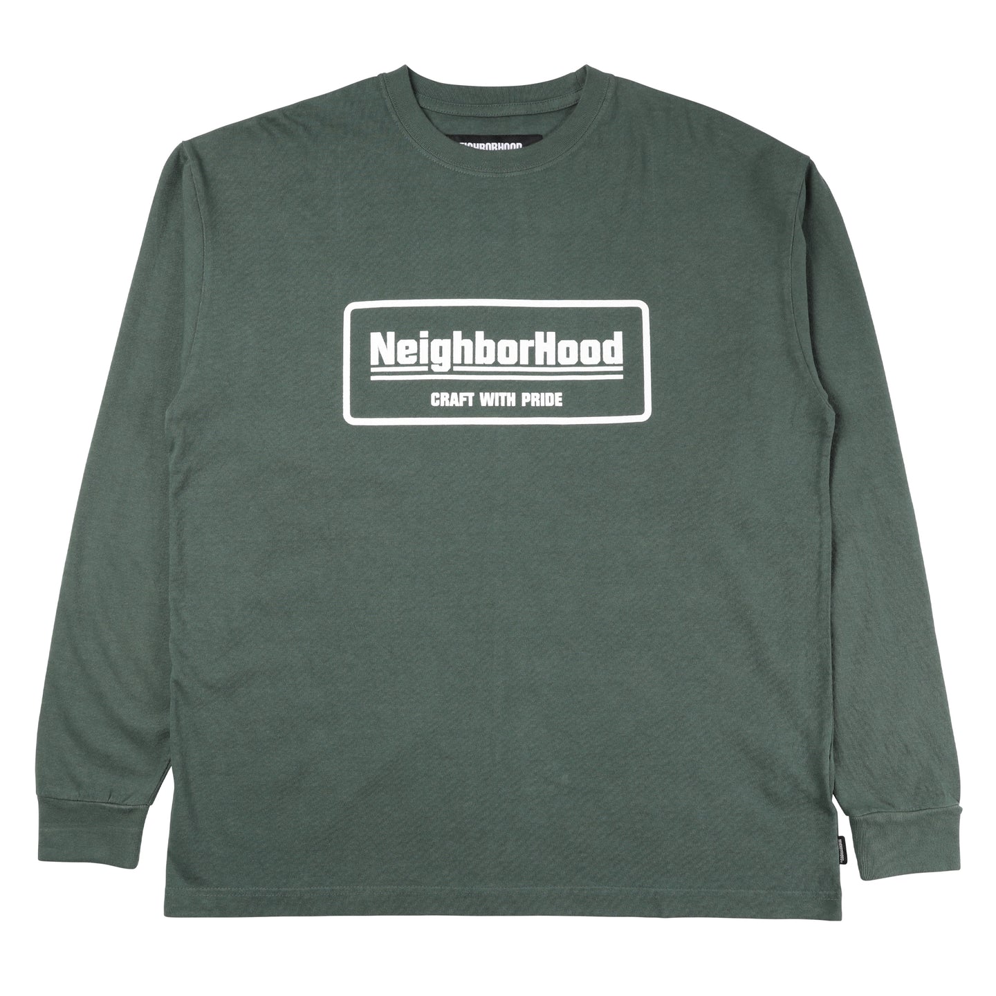 Neighborhood Sulfur Dye L/S T-Shirt Green