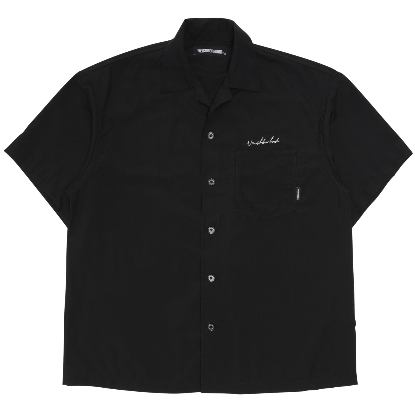 Neighborhood Piping Shirt Black