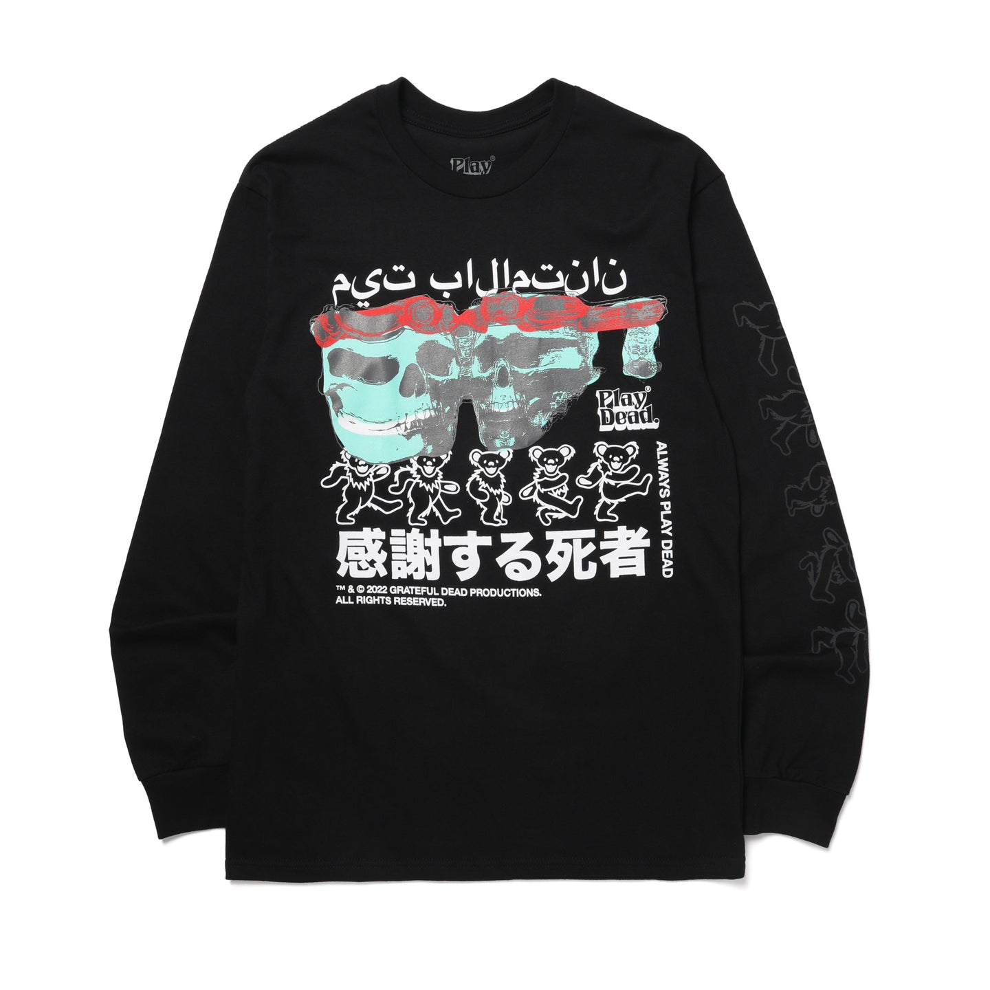 Play Dead Crazy L/S T-Shirt Black