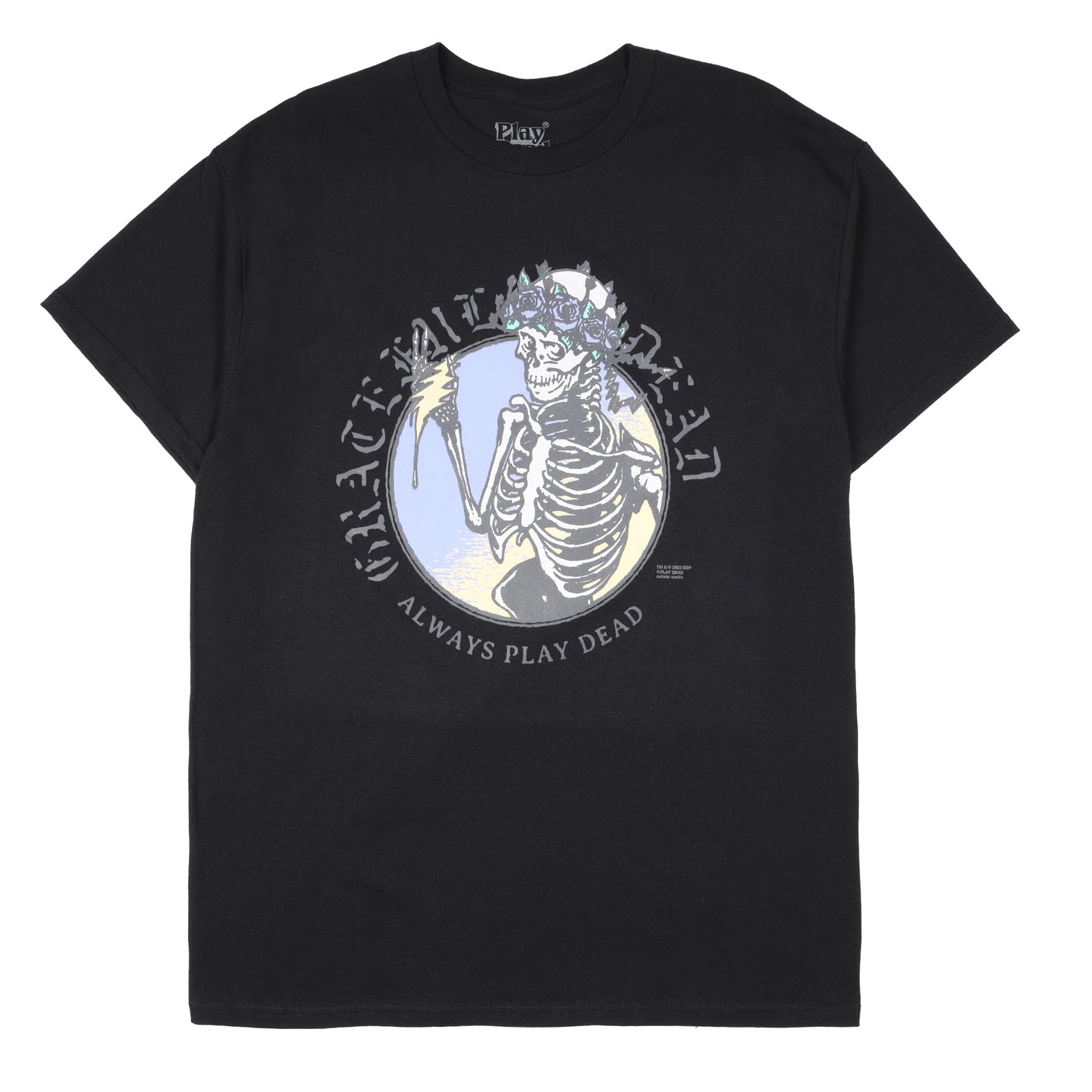 Play Dead Melting Bolt T-Shirt Black